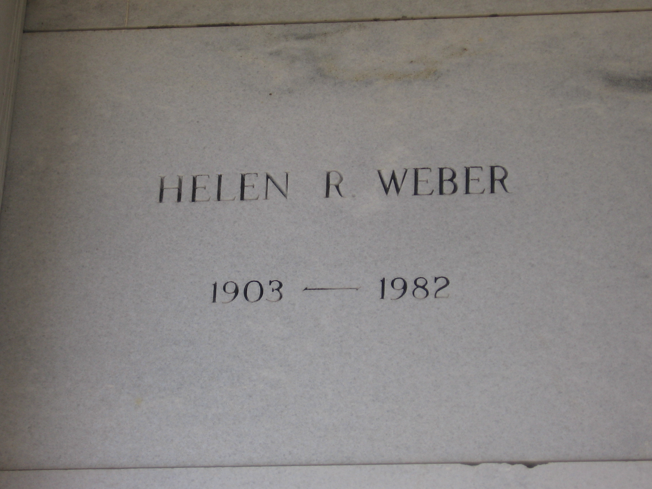 Helen R Weber