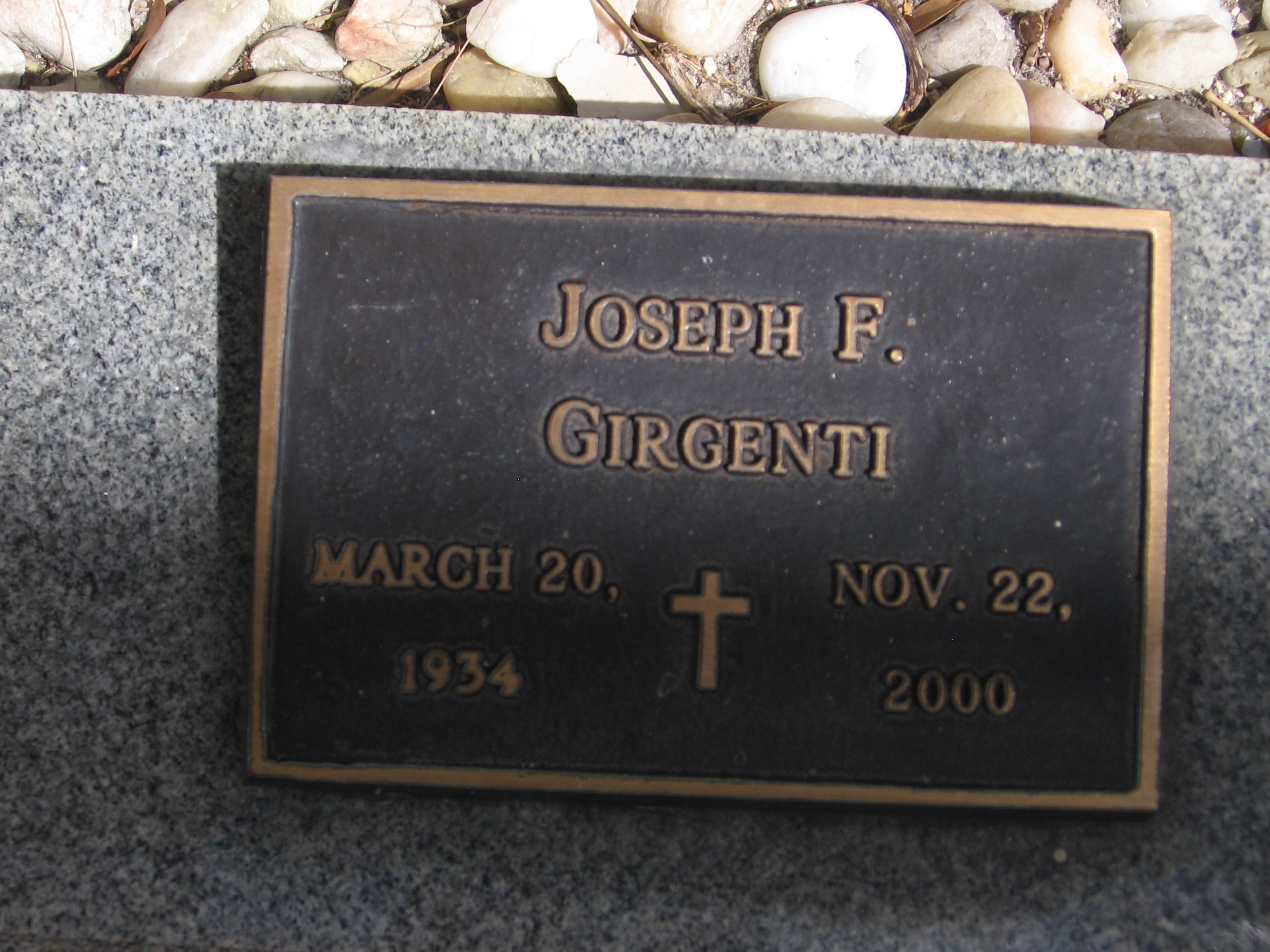 Joseph F Girgenti