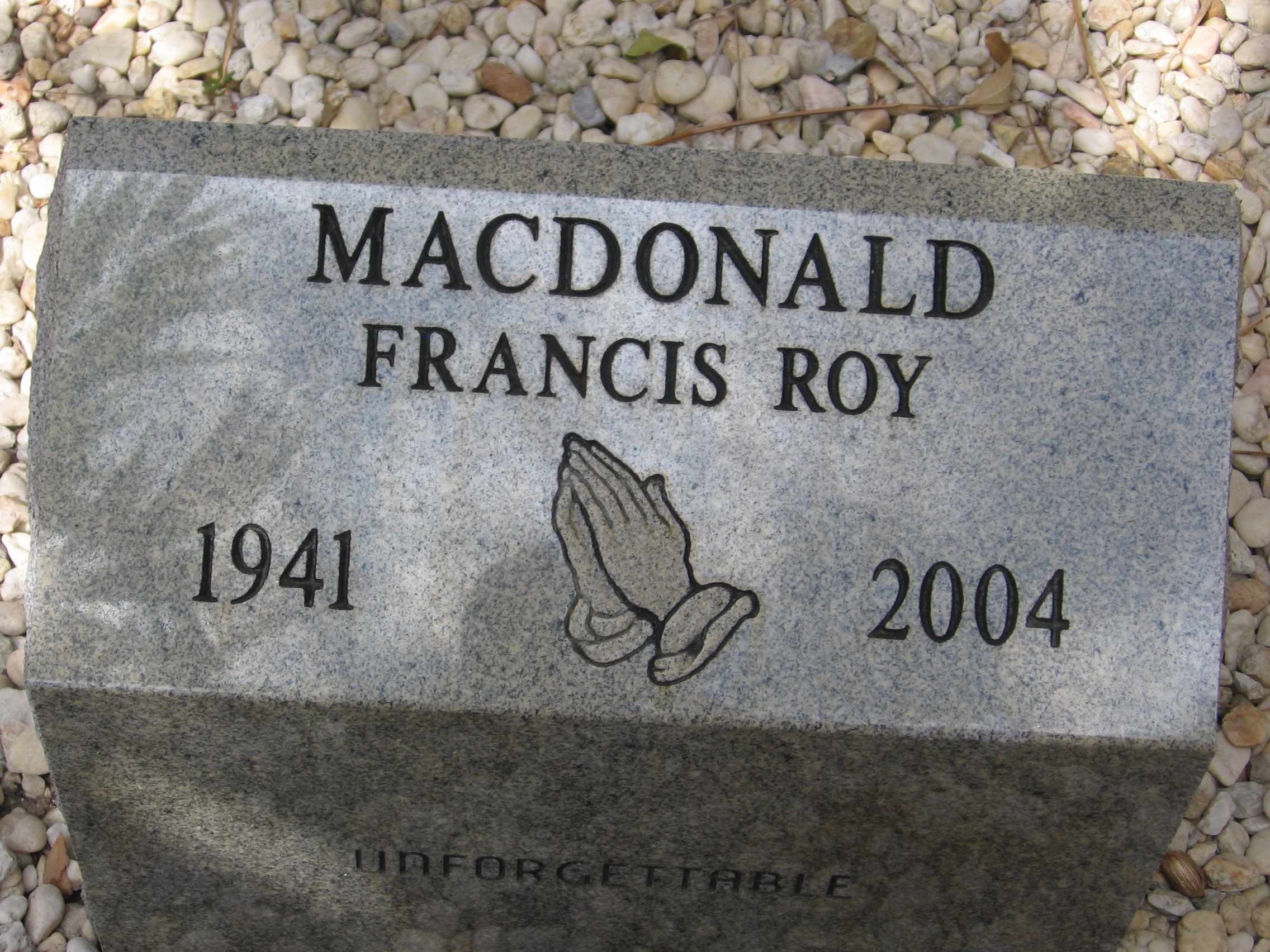 Francis Roy MacDonald