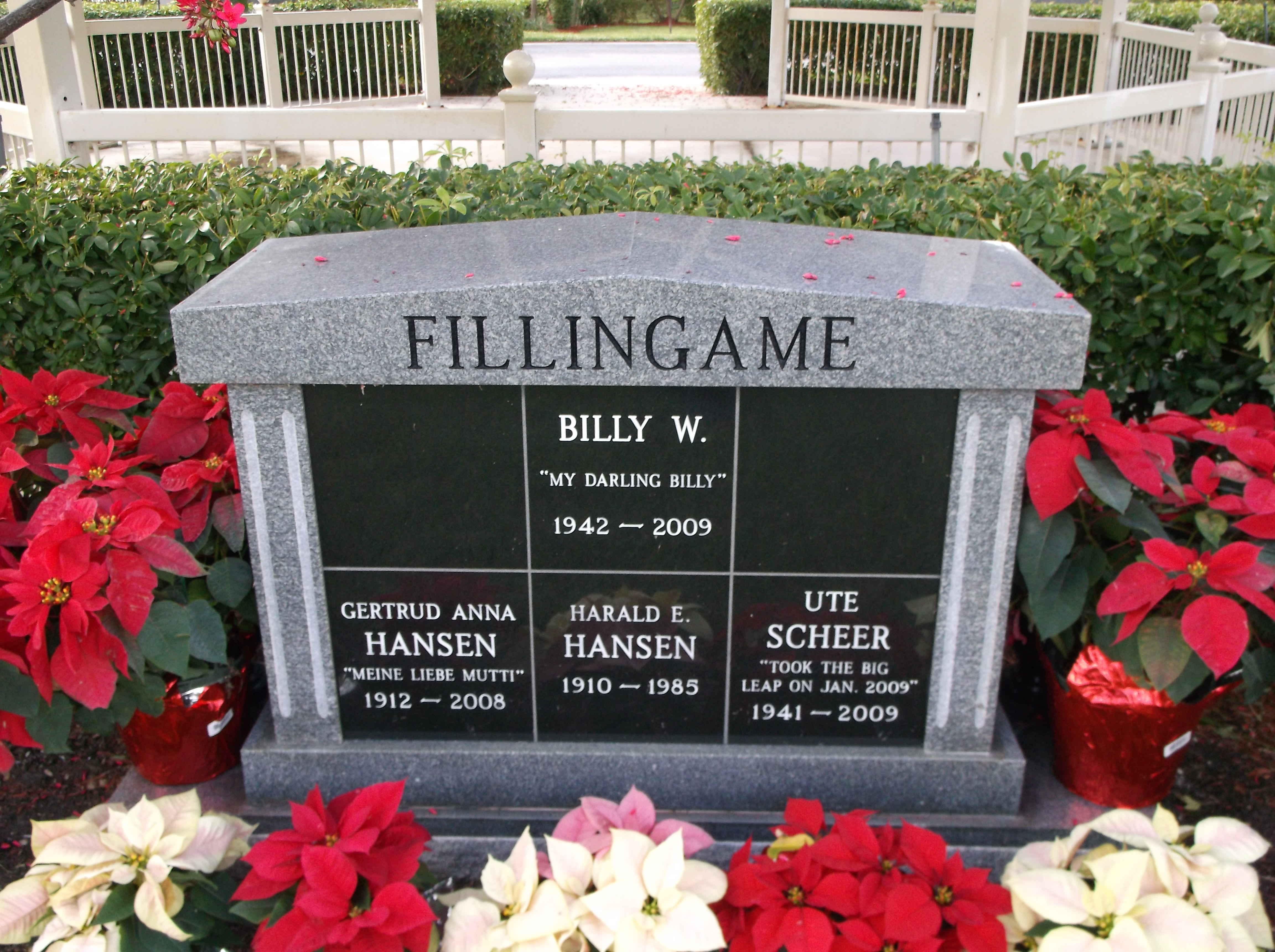 Billy W Fillingame