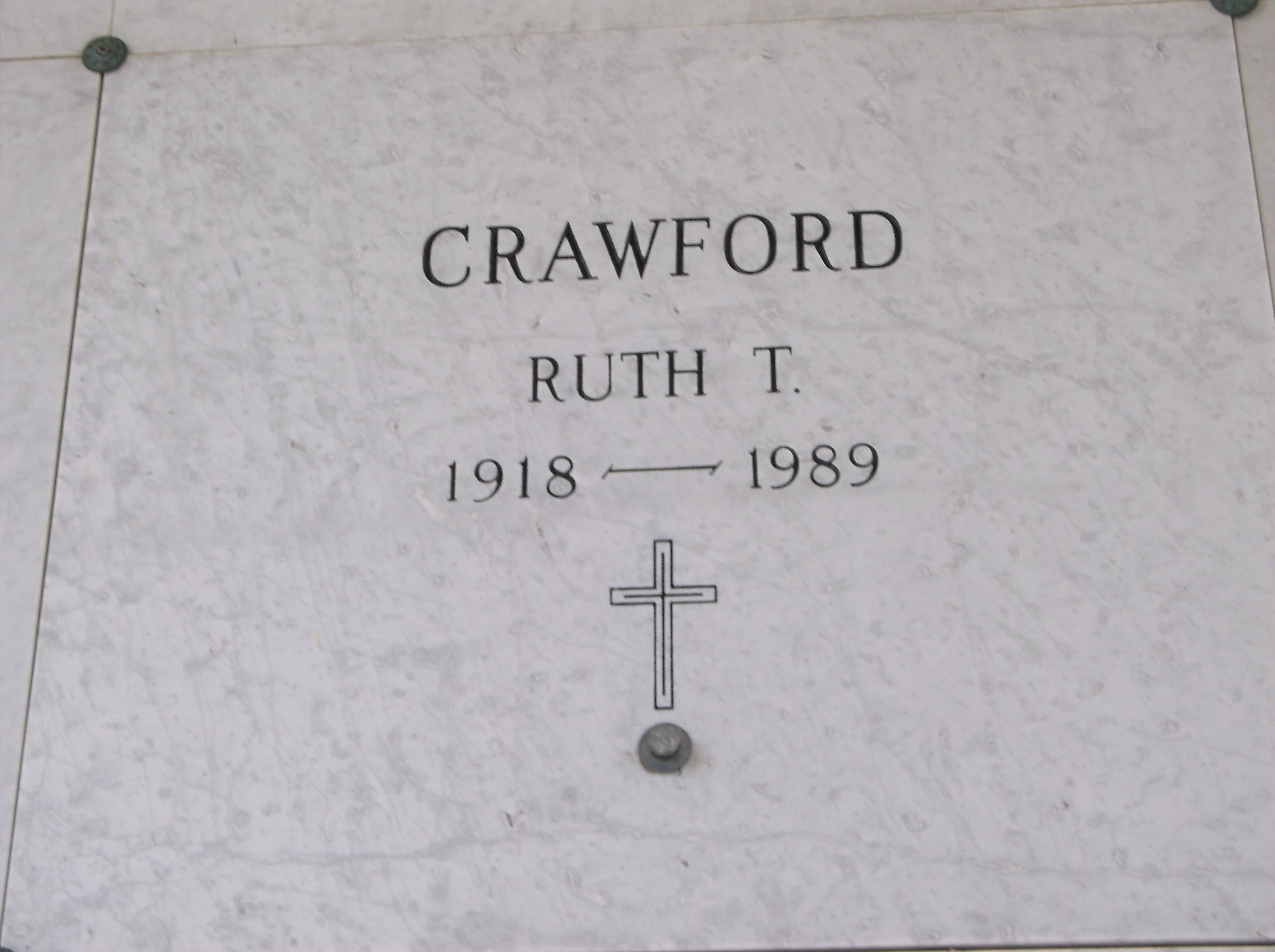 Ruth T Crawford