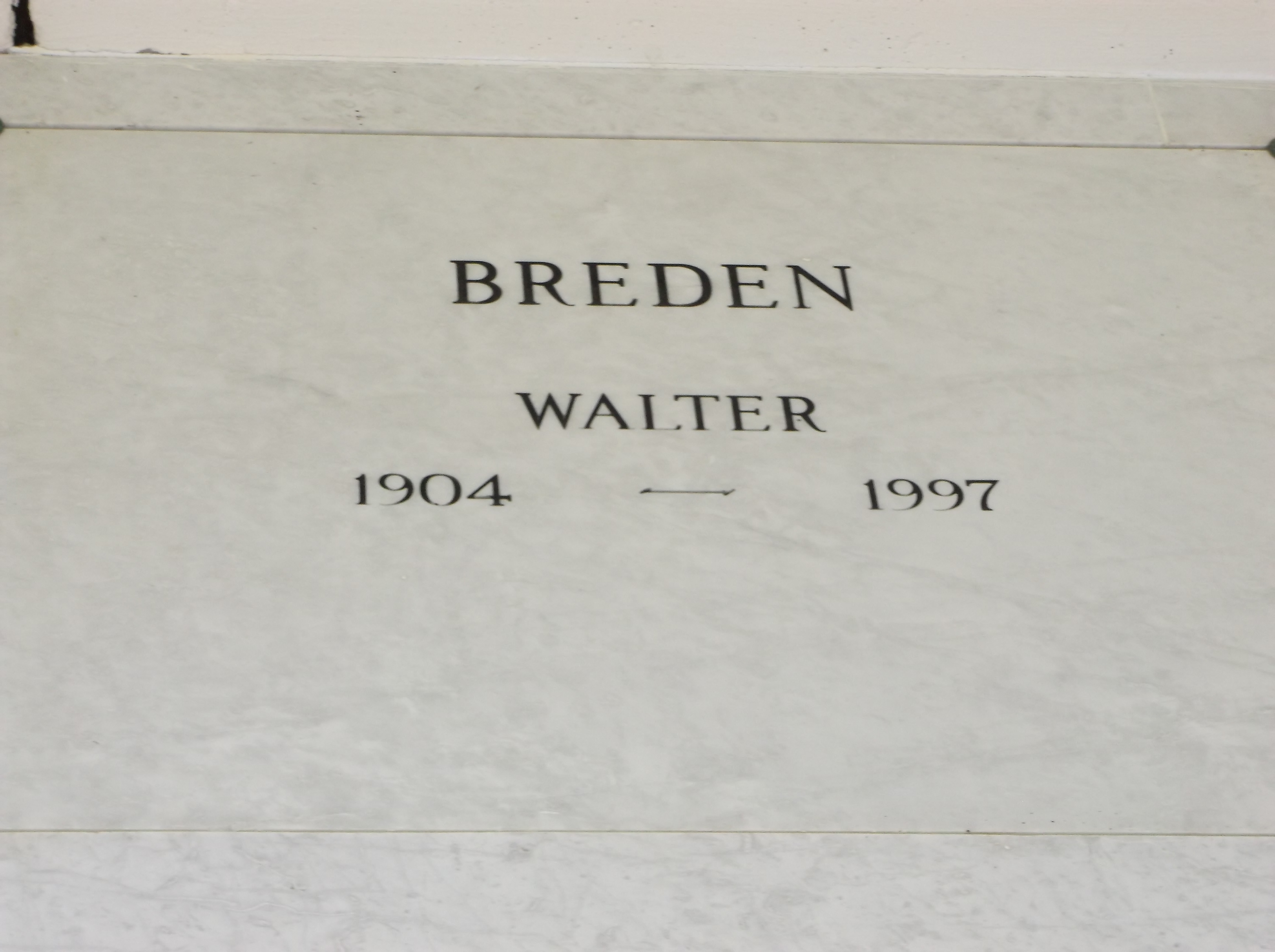 Walter Breden