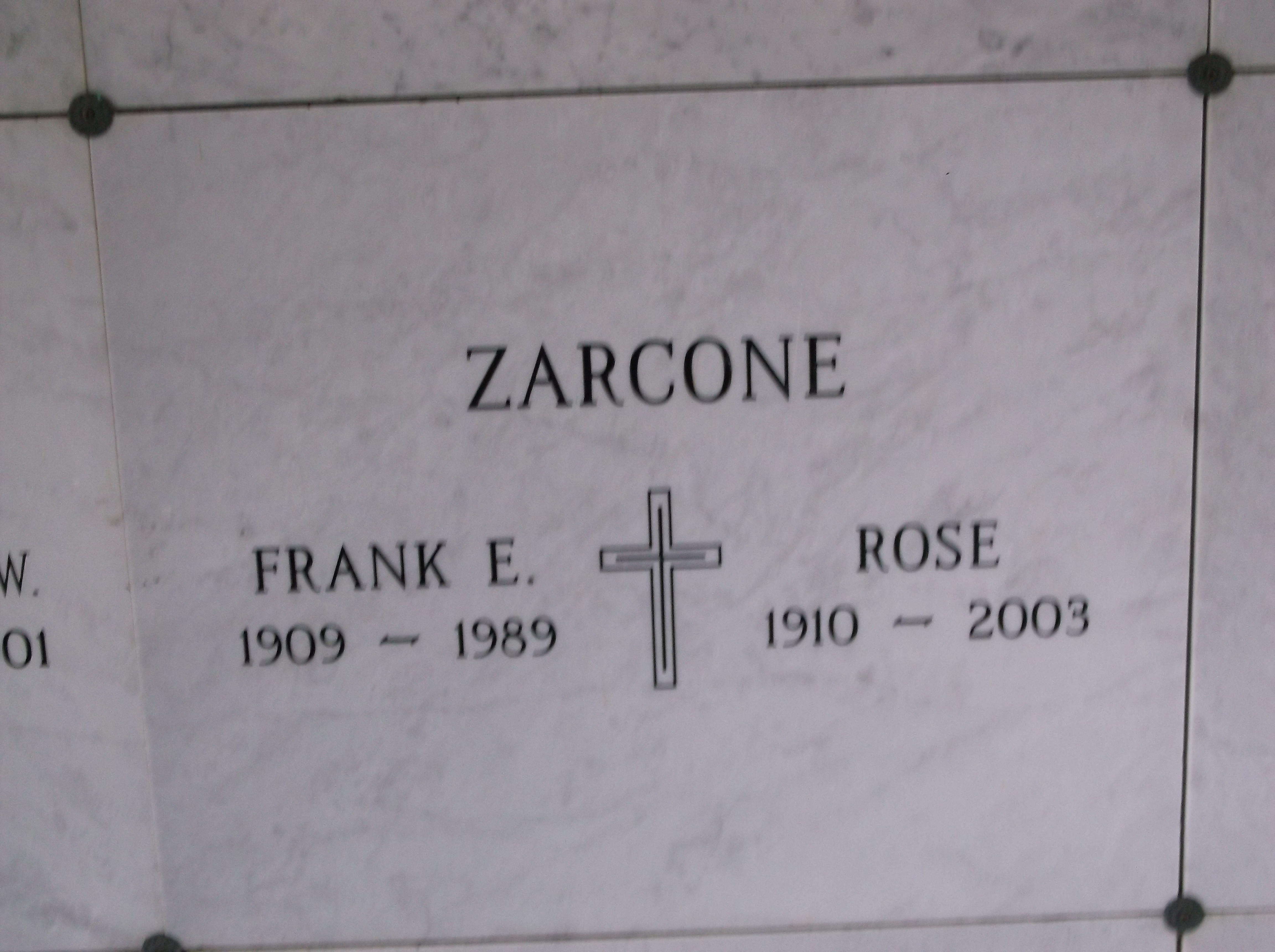 Frank E Zarcone