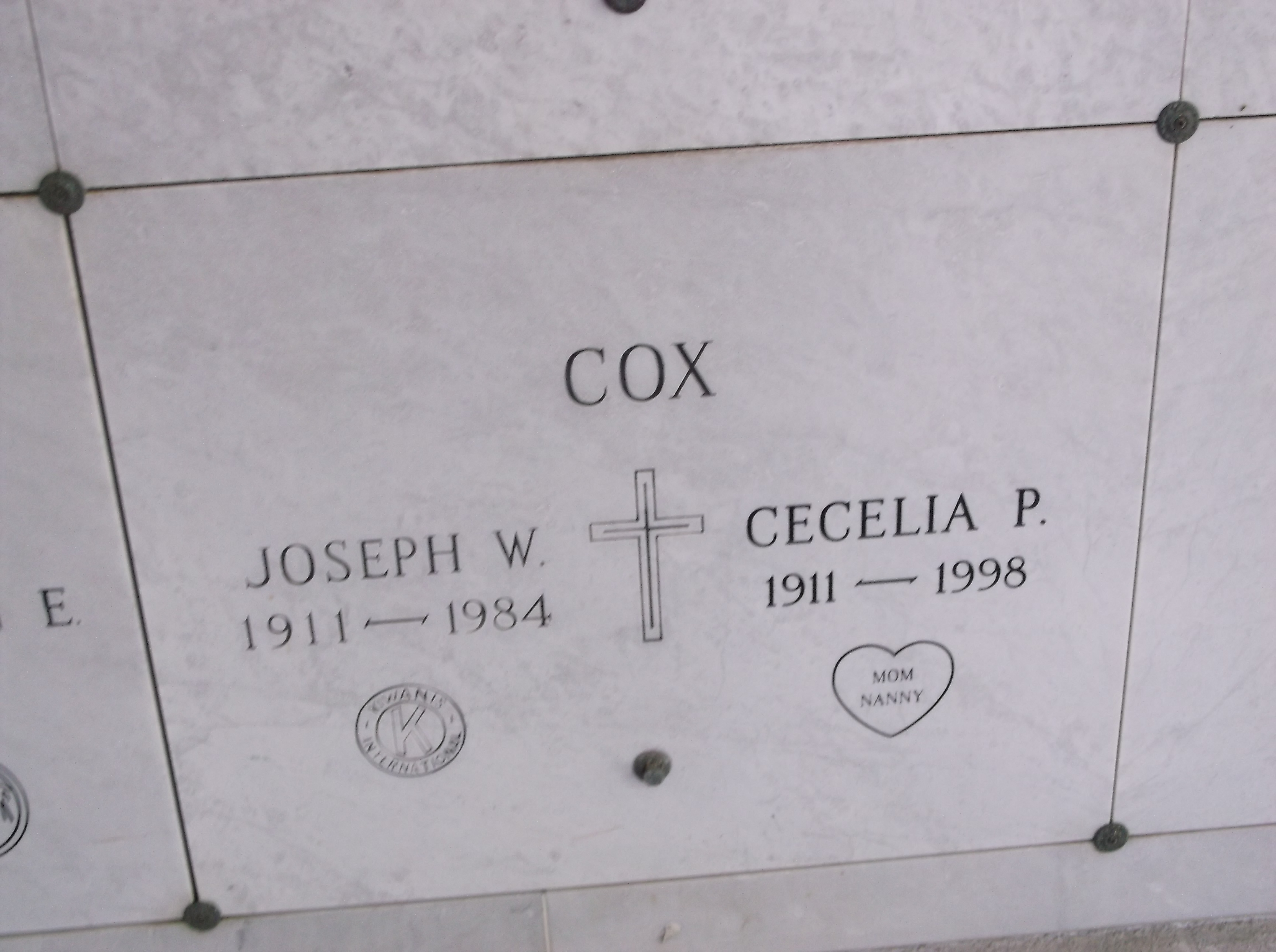 Cecelia P Cox
