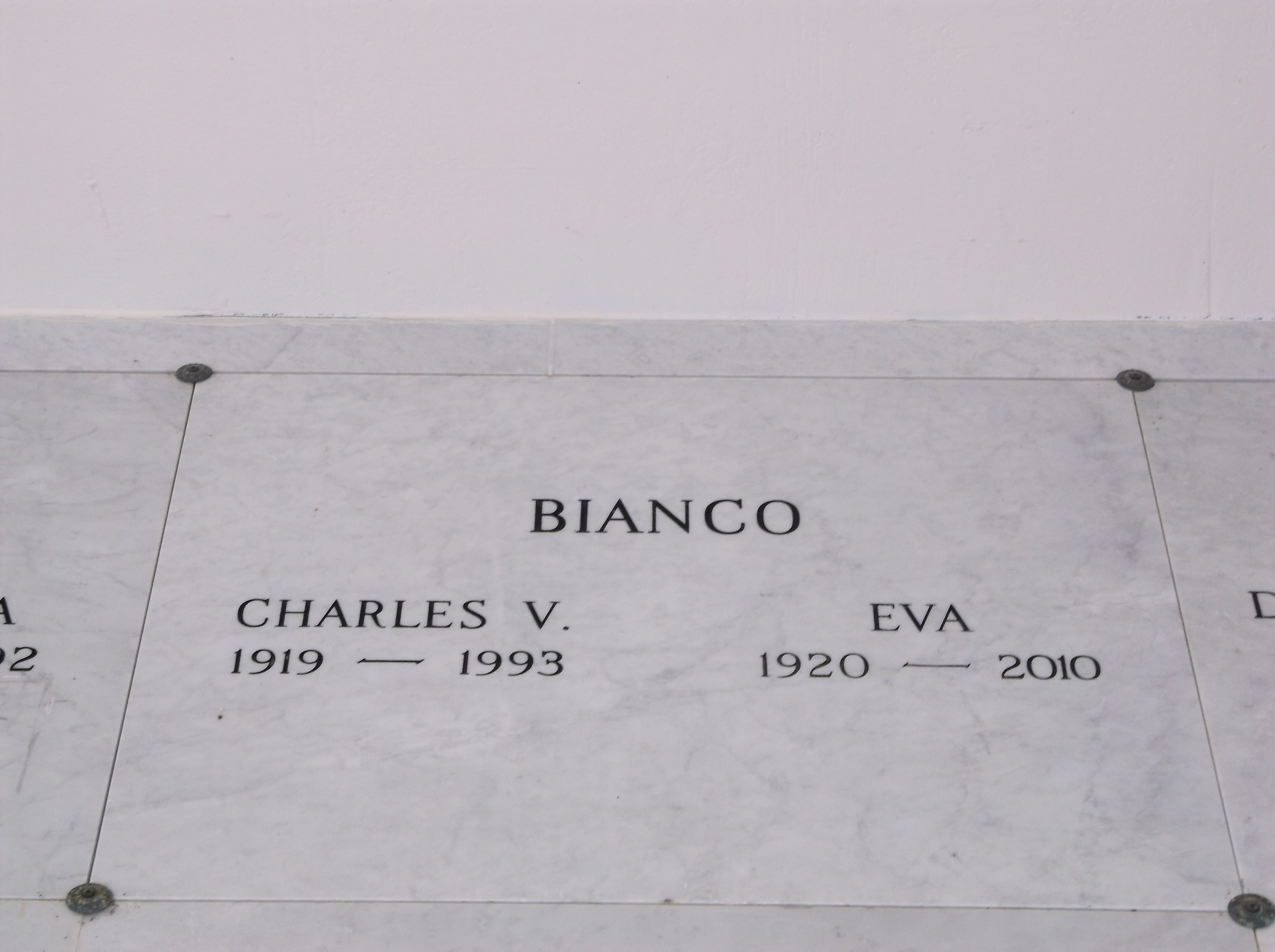 Charles V Bianco