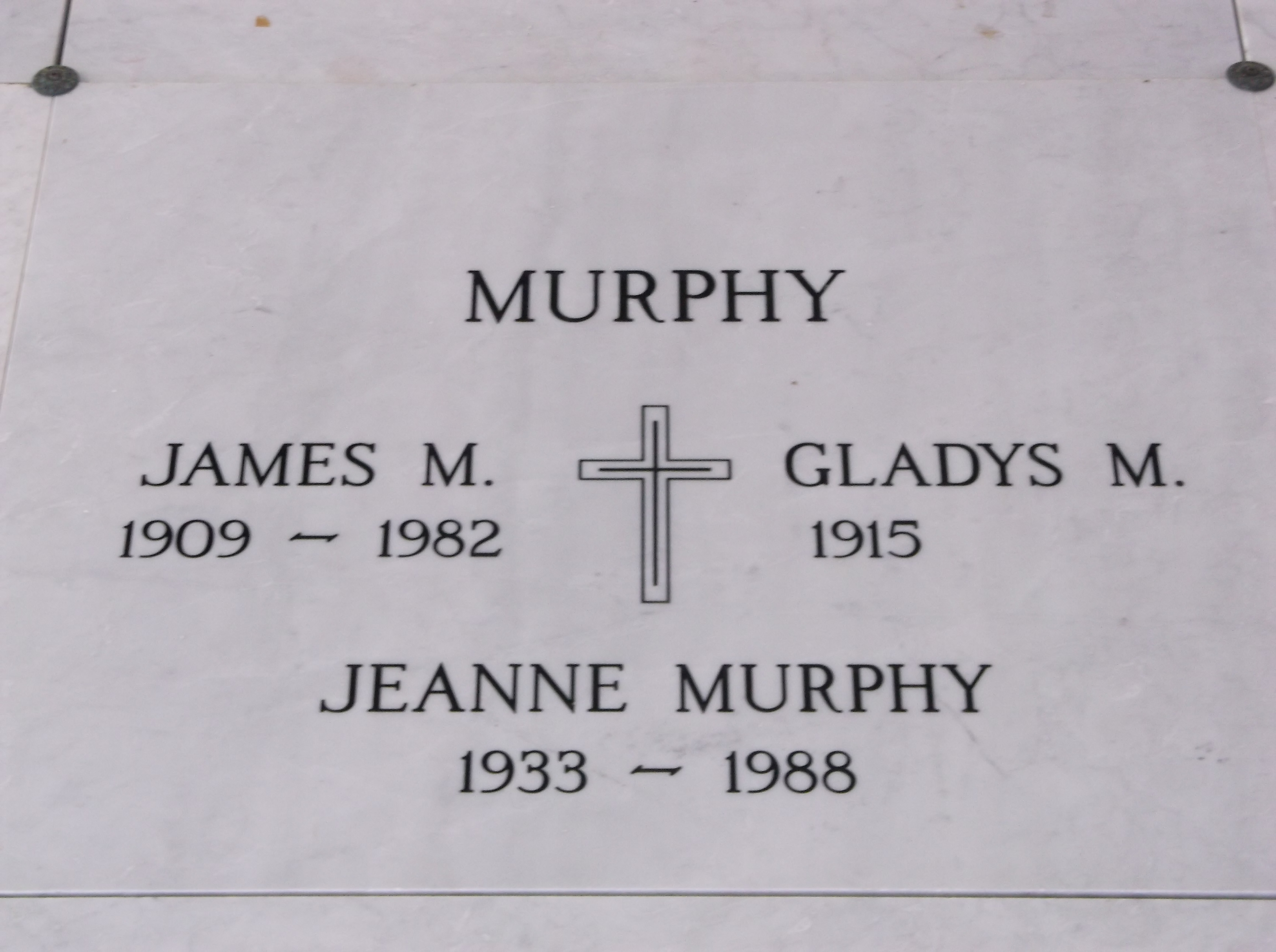 Gladys M Murphy