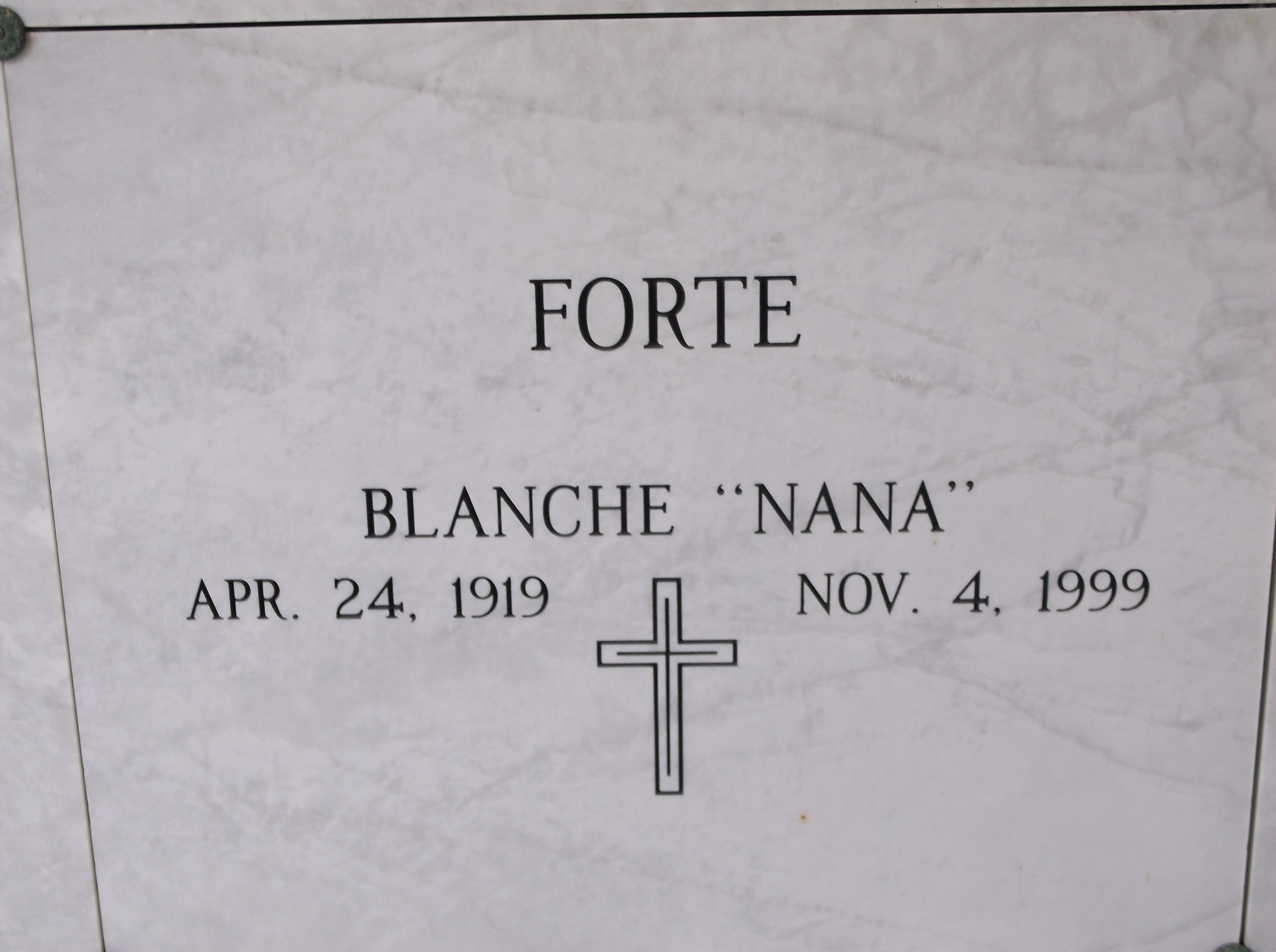Blanche "Nana" Forte