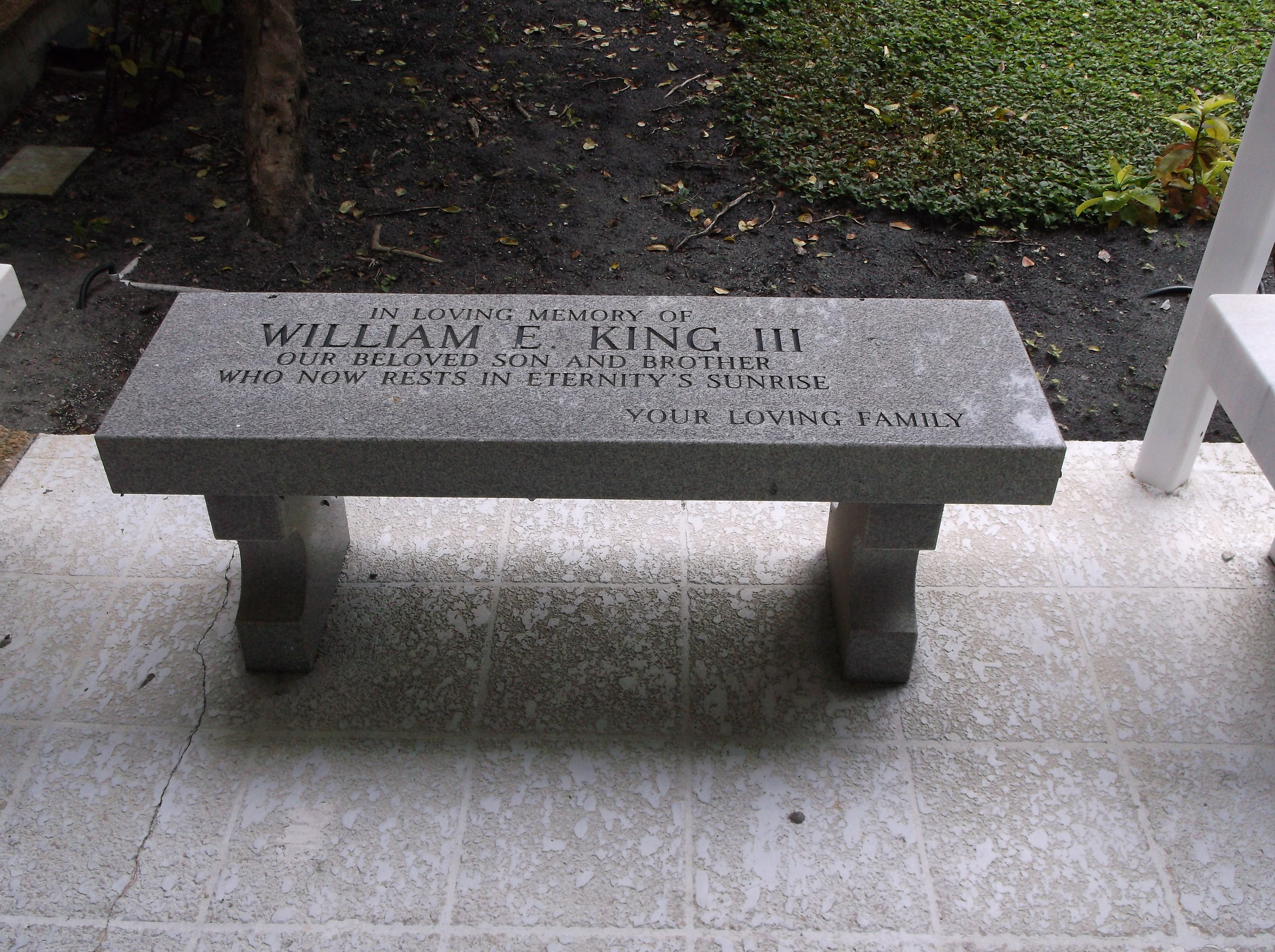 William E King, III