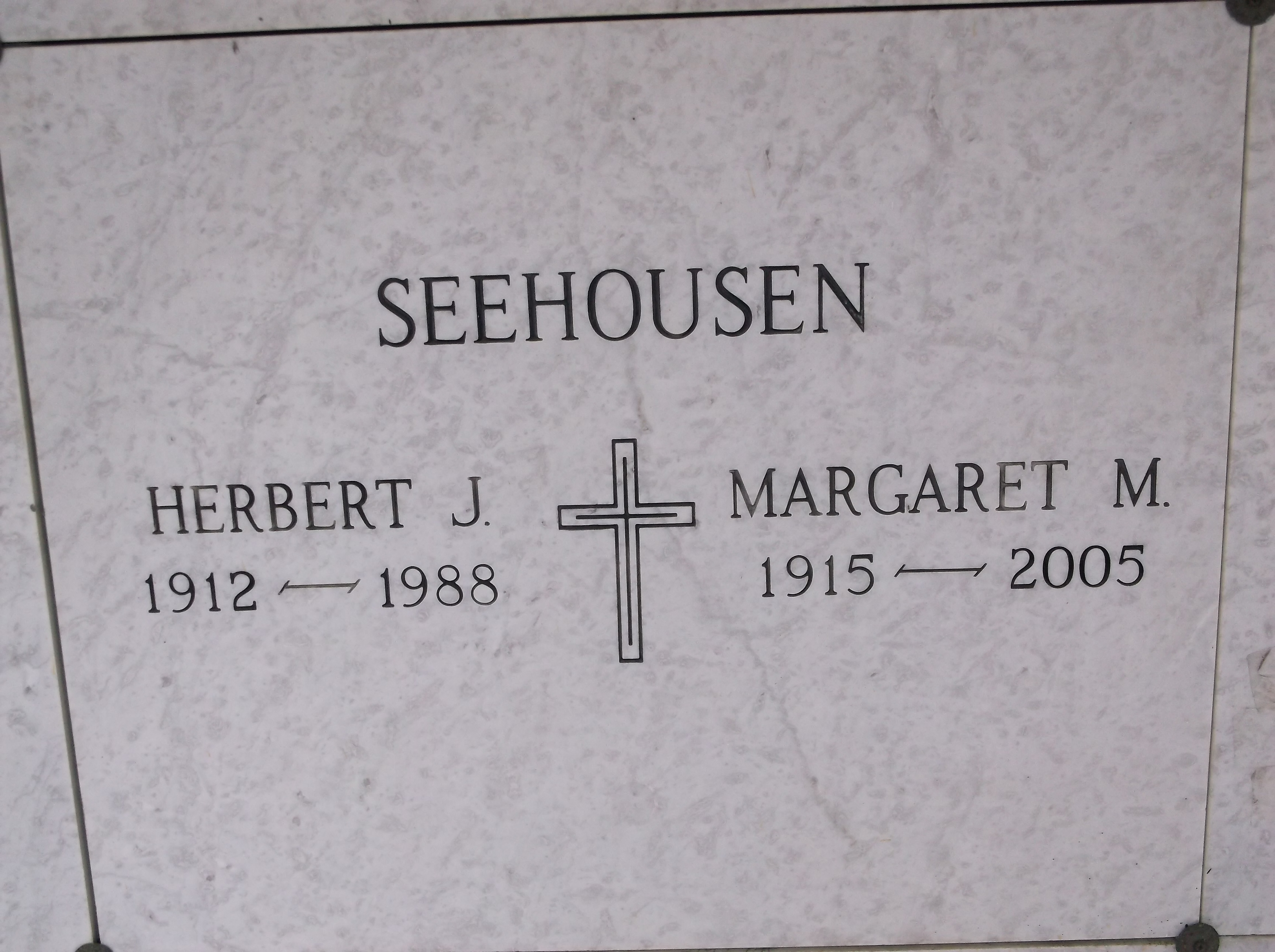 Margaret M Seehousen