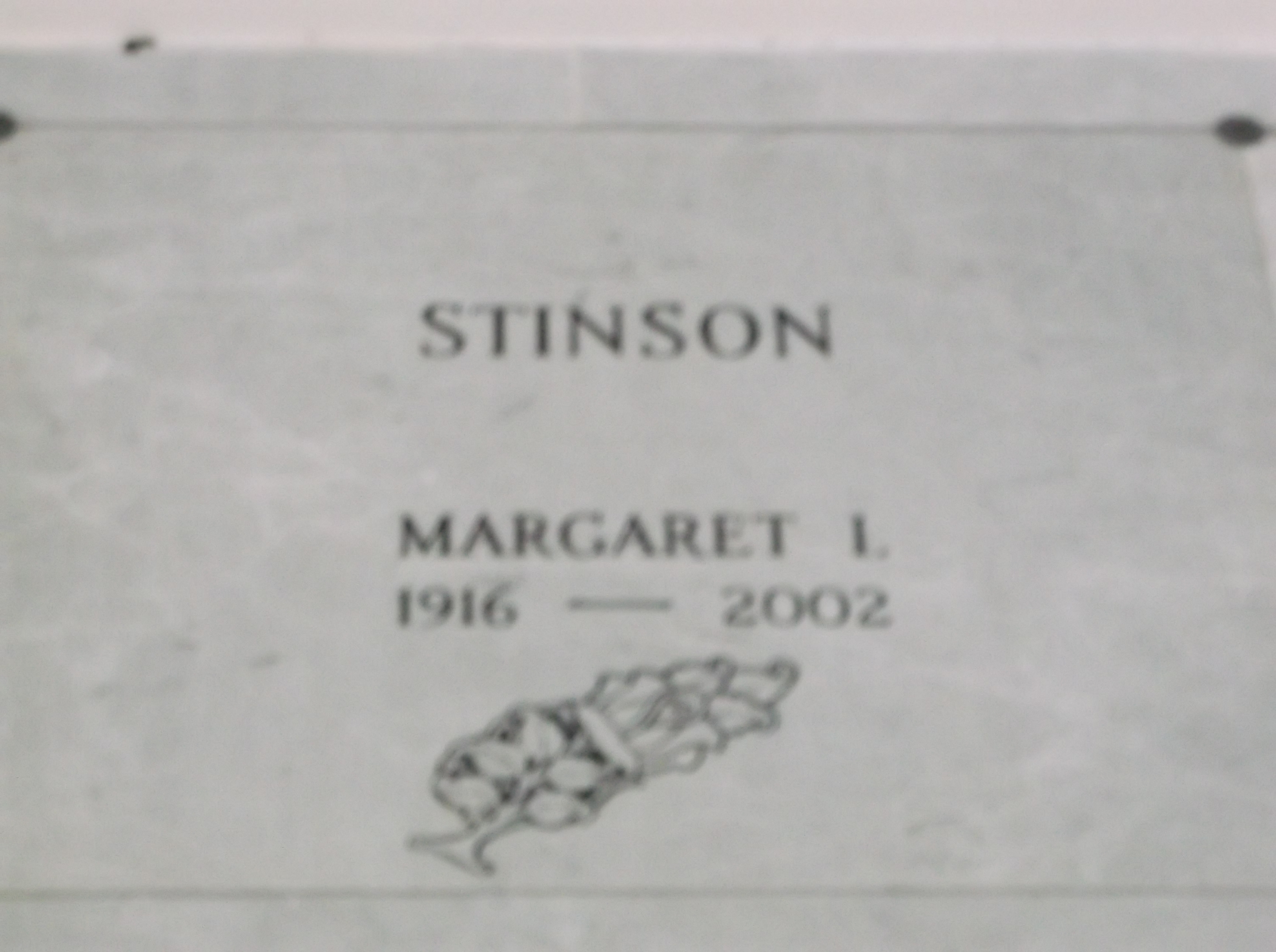 Margaret I Stinson