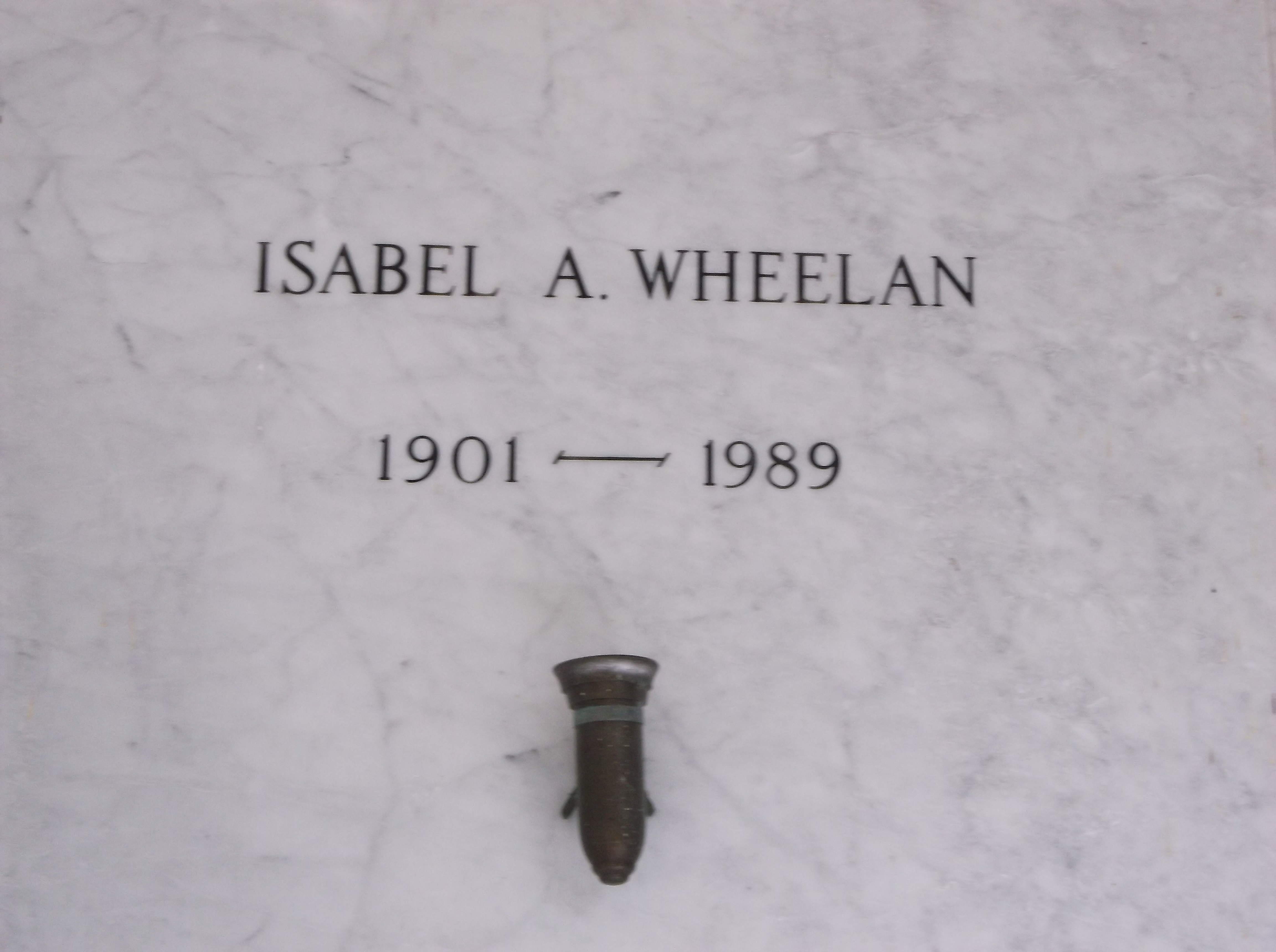 Isabel A Wheelan