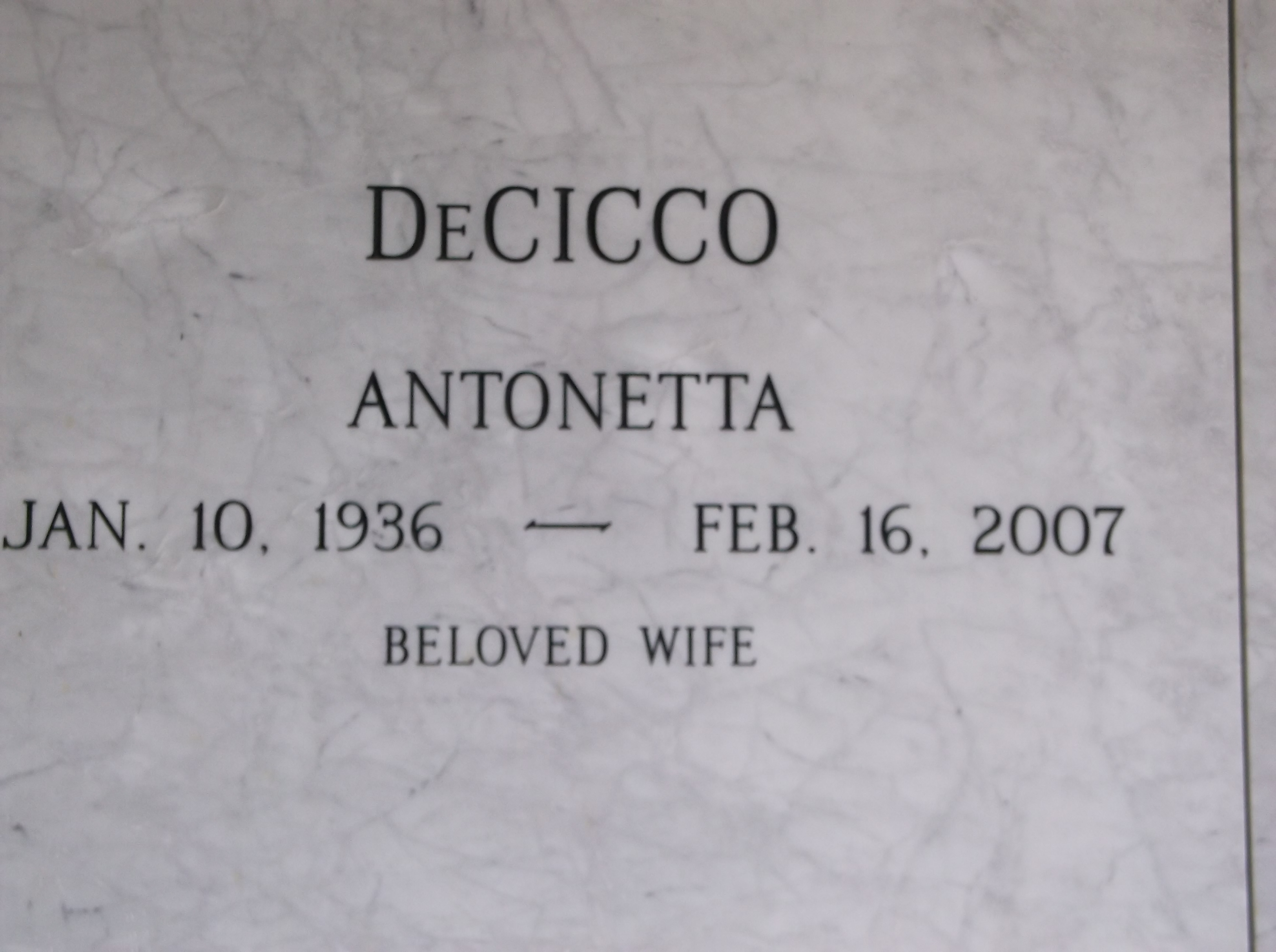 Antonetta DeCicco