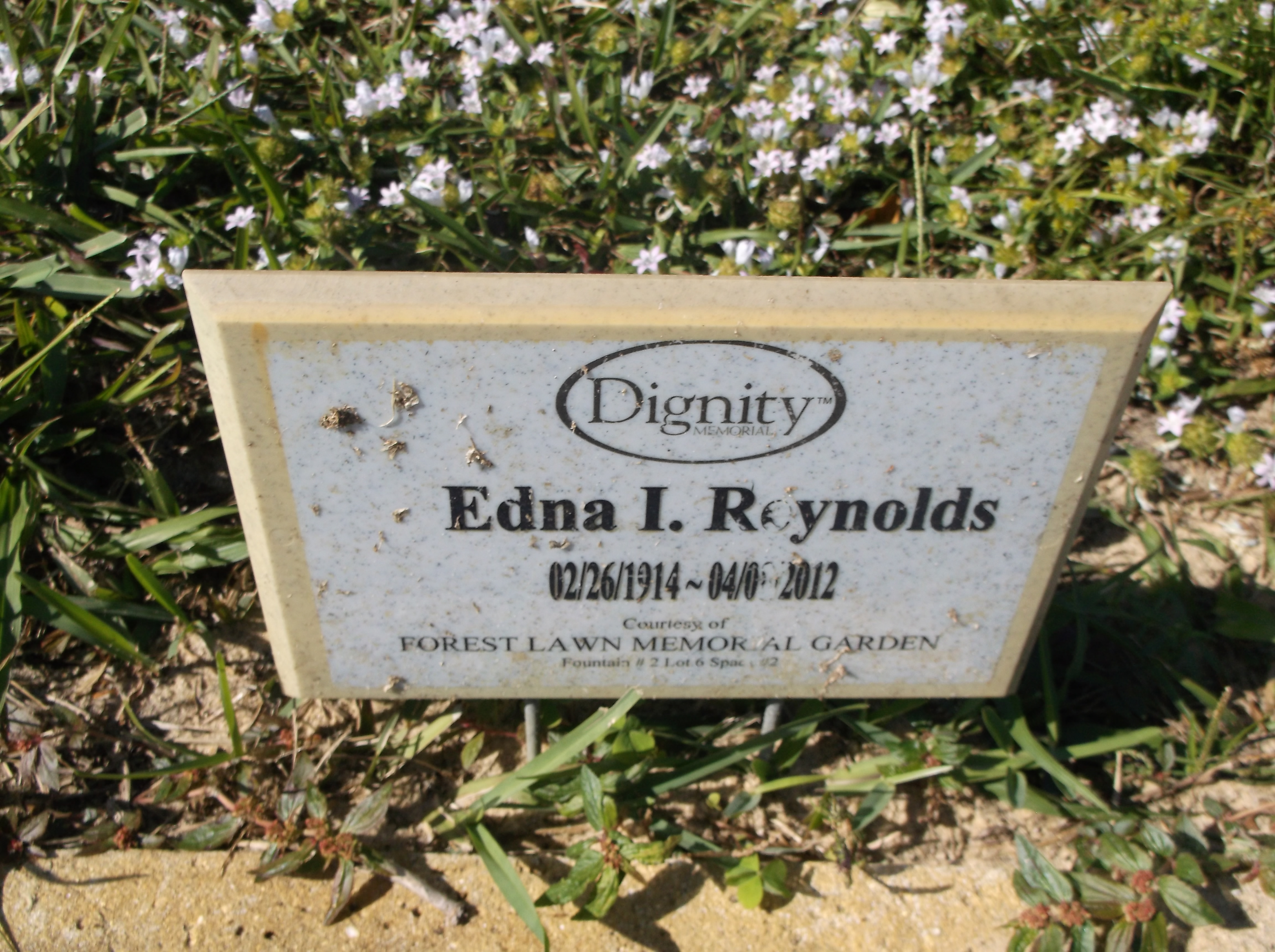 Edna I Reynolds