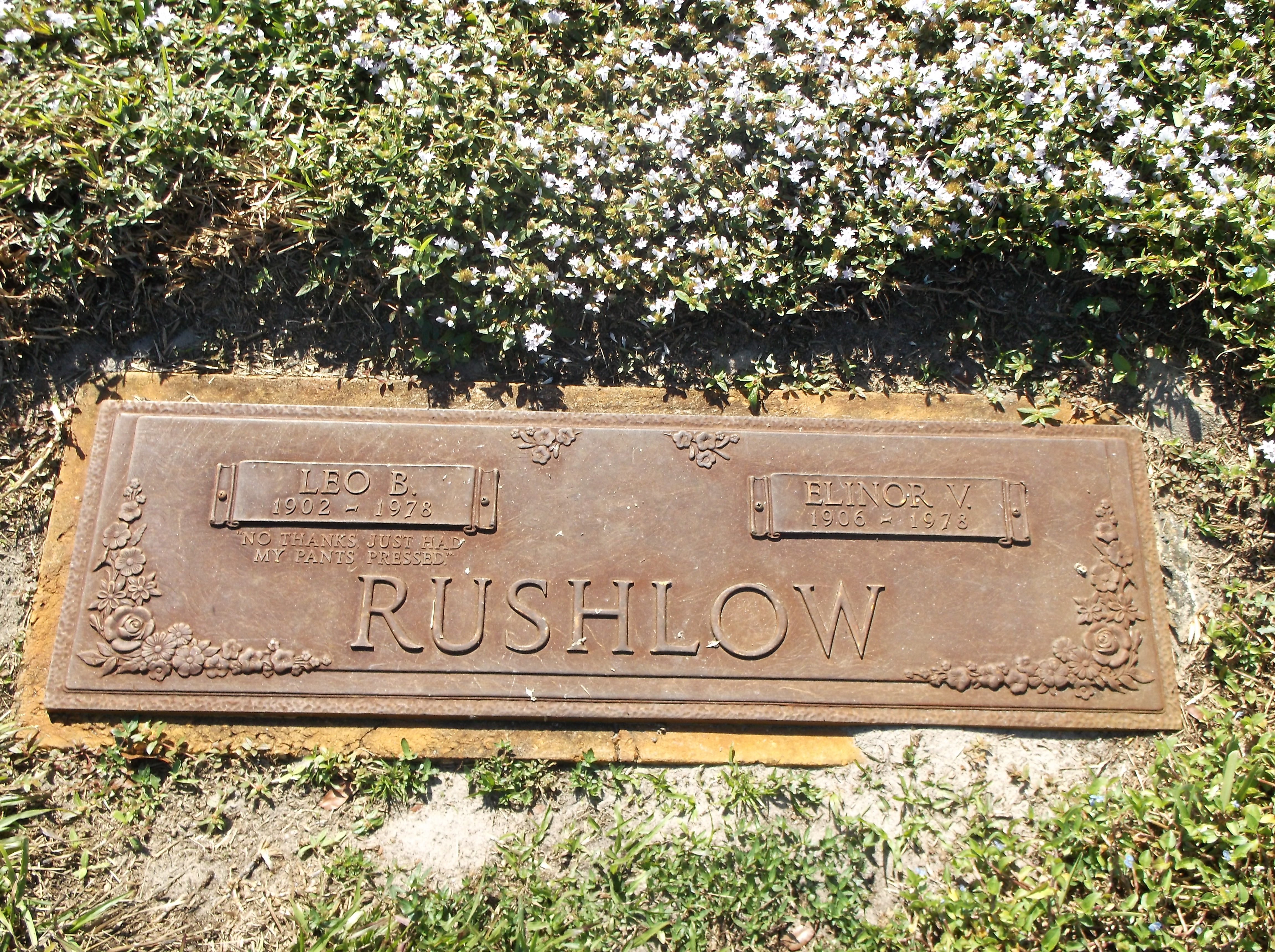 Leo B Rushlow