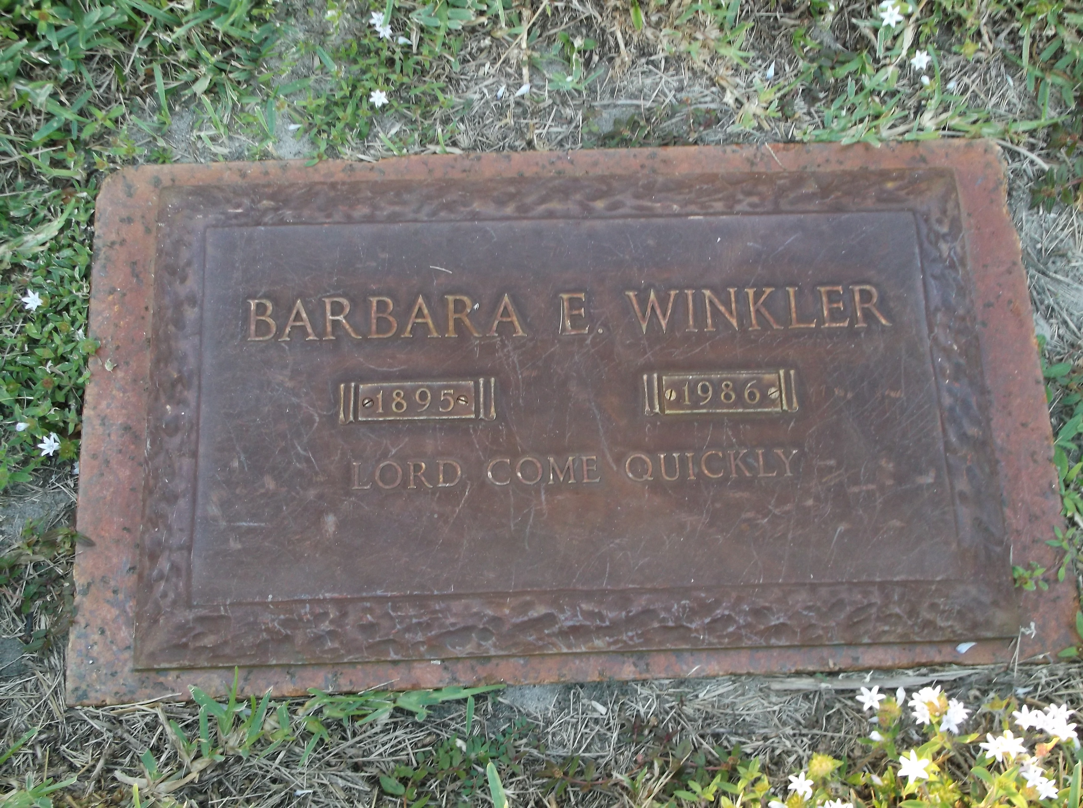 Barbara E Winkler