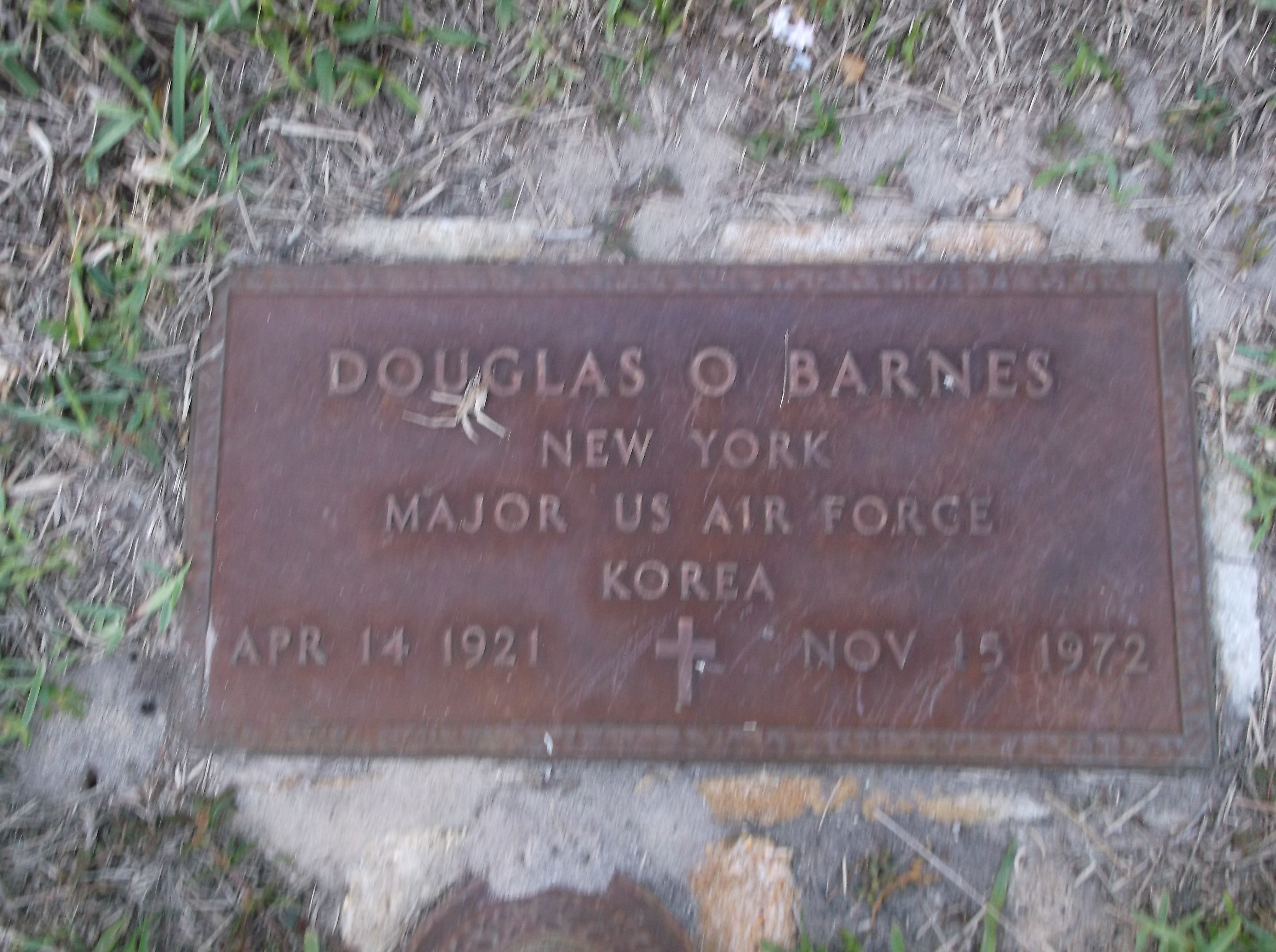Douglas O Barnes