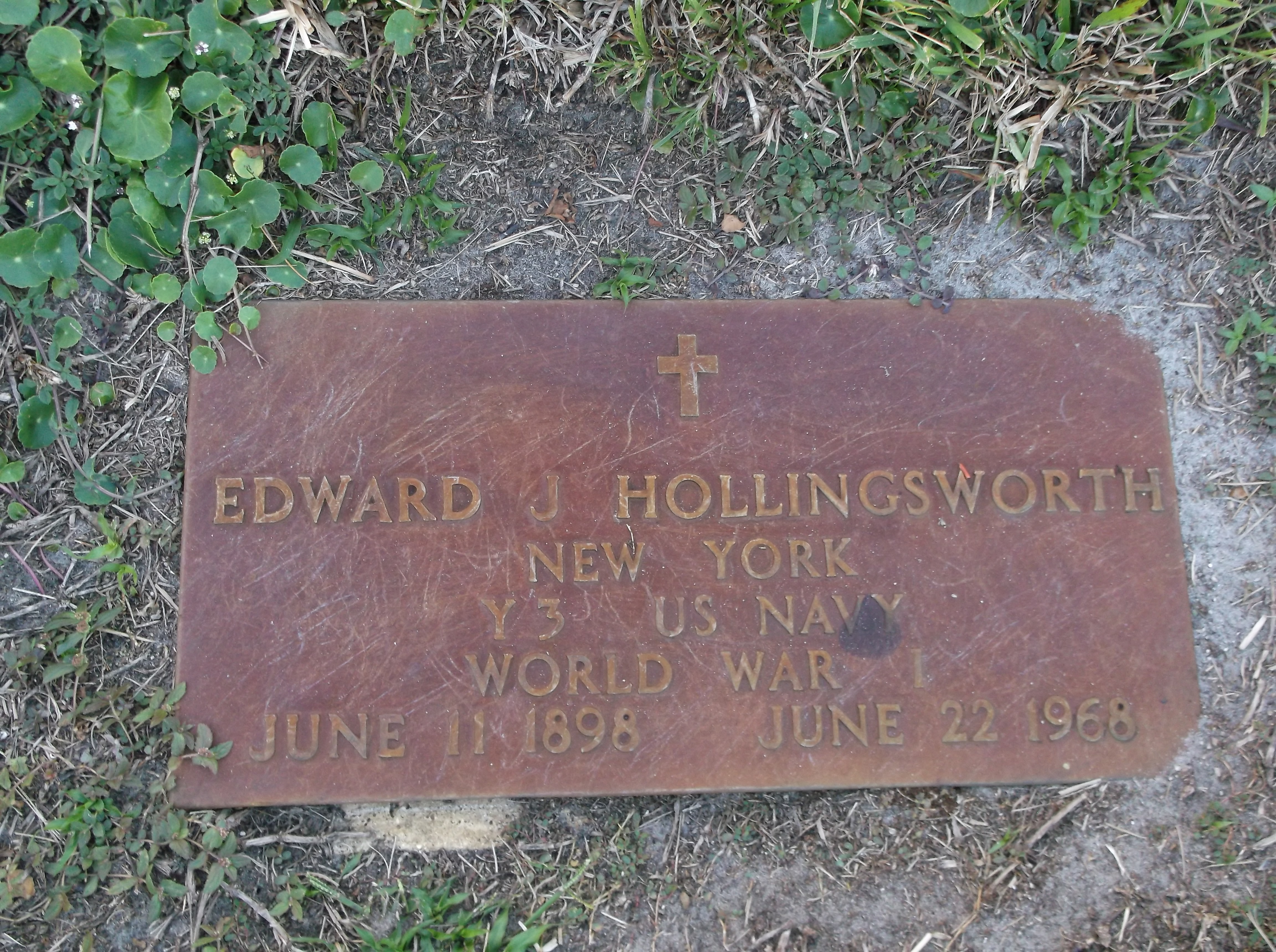 Edward J Hollingsworth