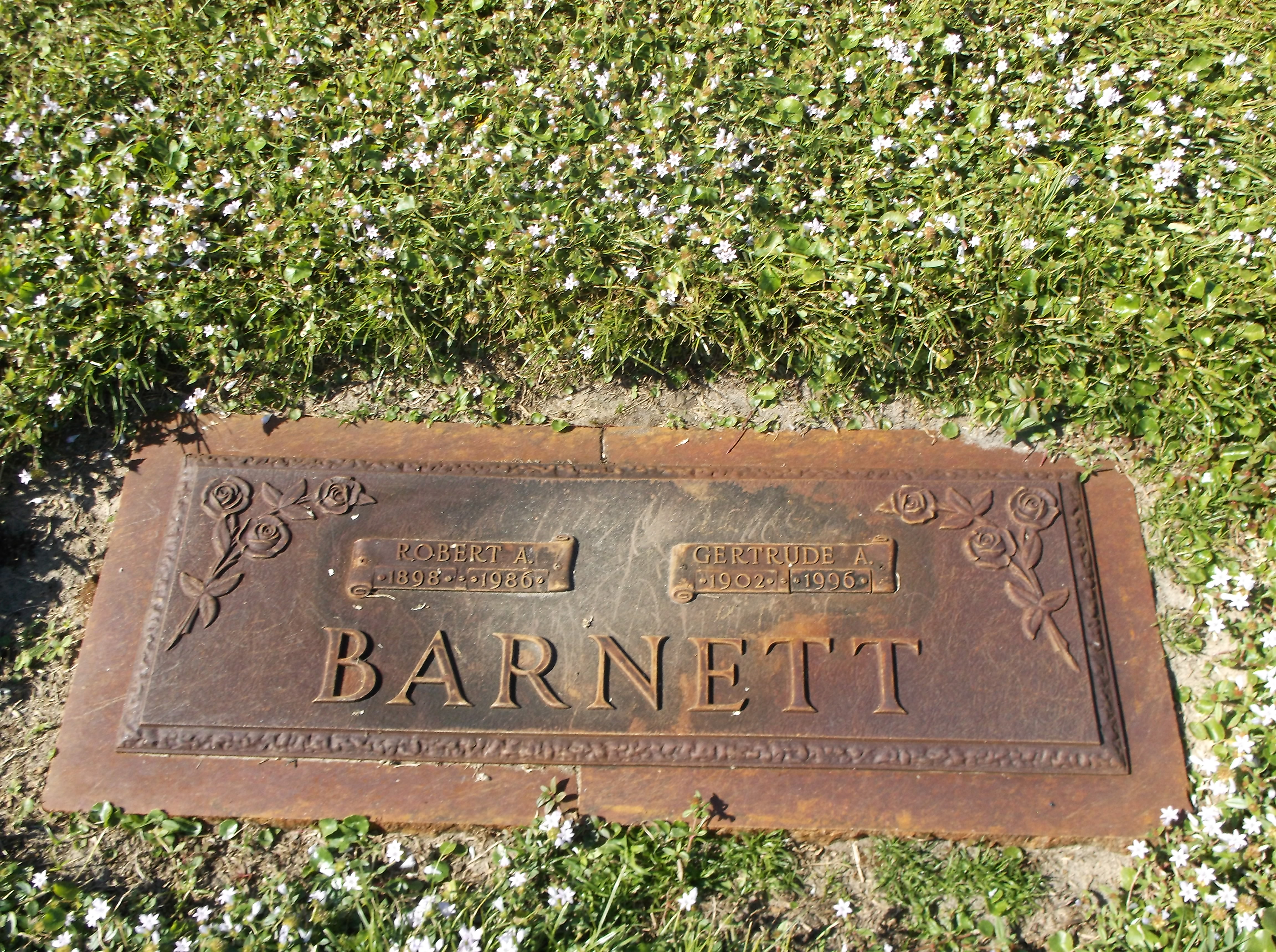 Gertrude A Barnett