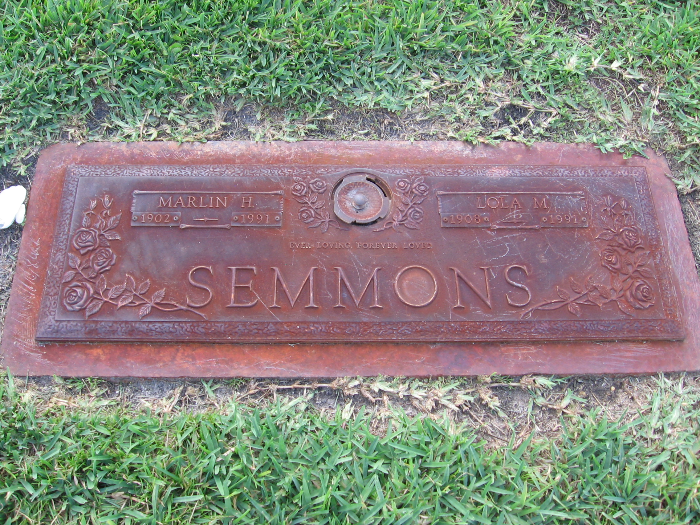 Marlin H Semmons