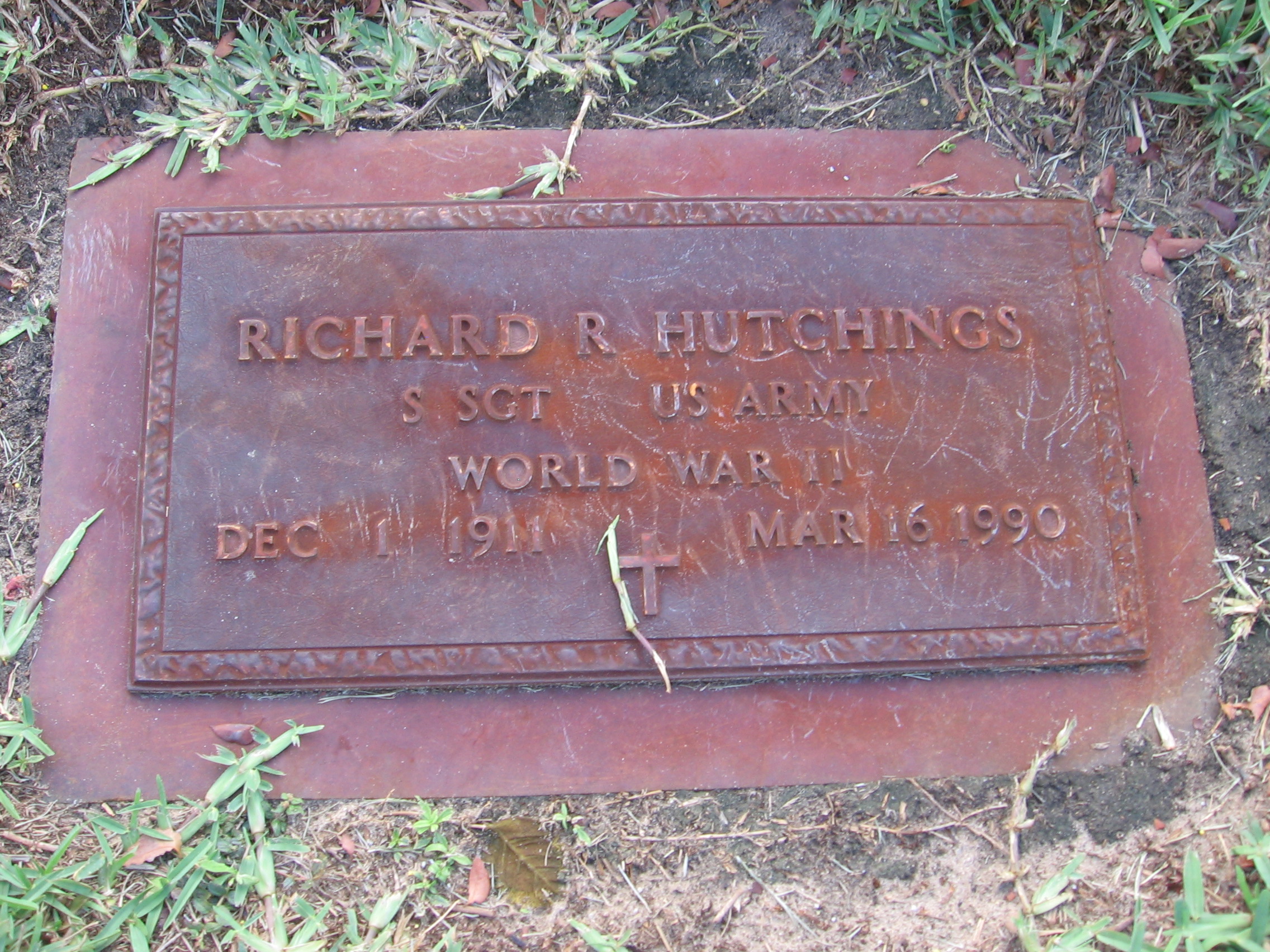 Sgt Richard R Hutchings