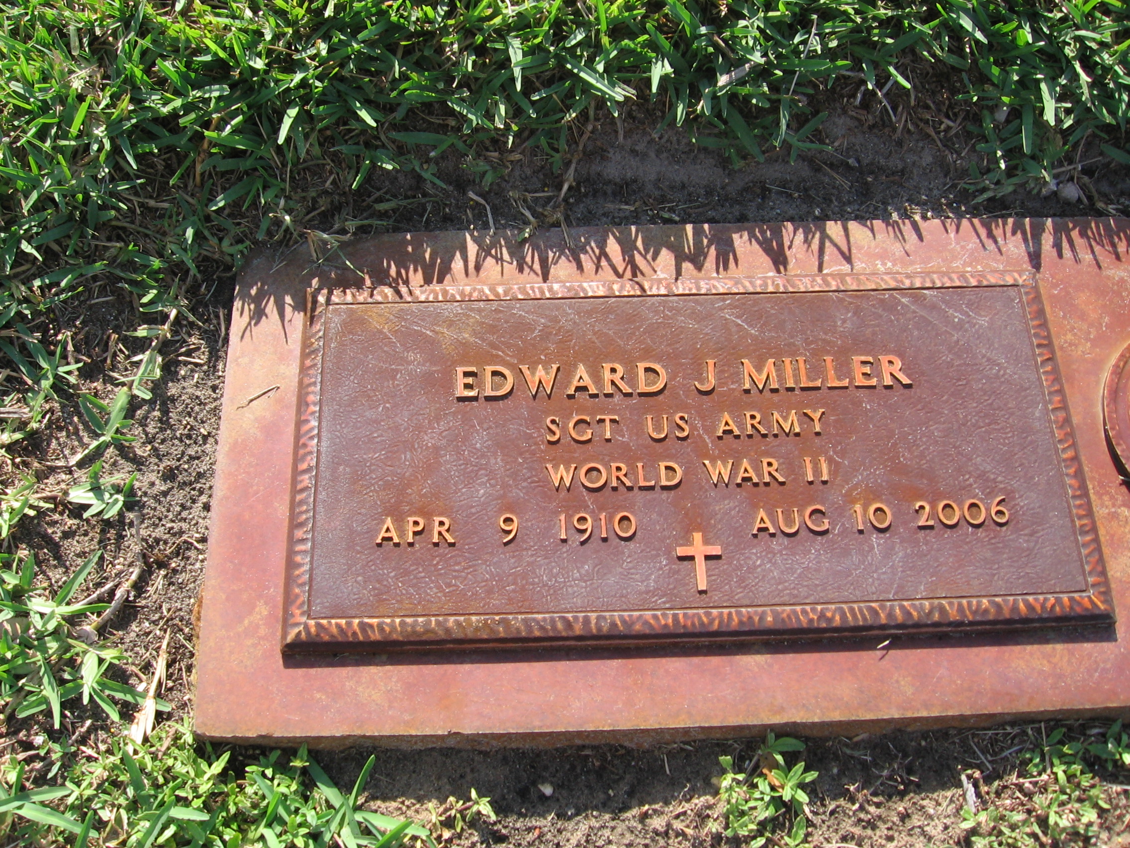 Sgt Edward J Miller