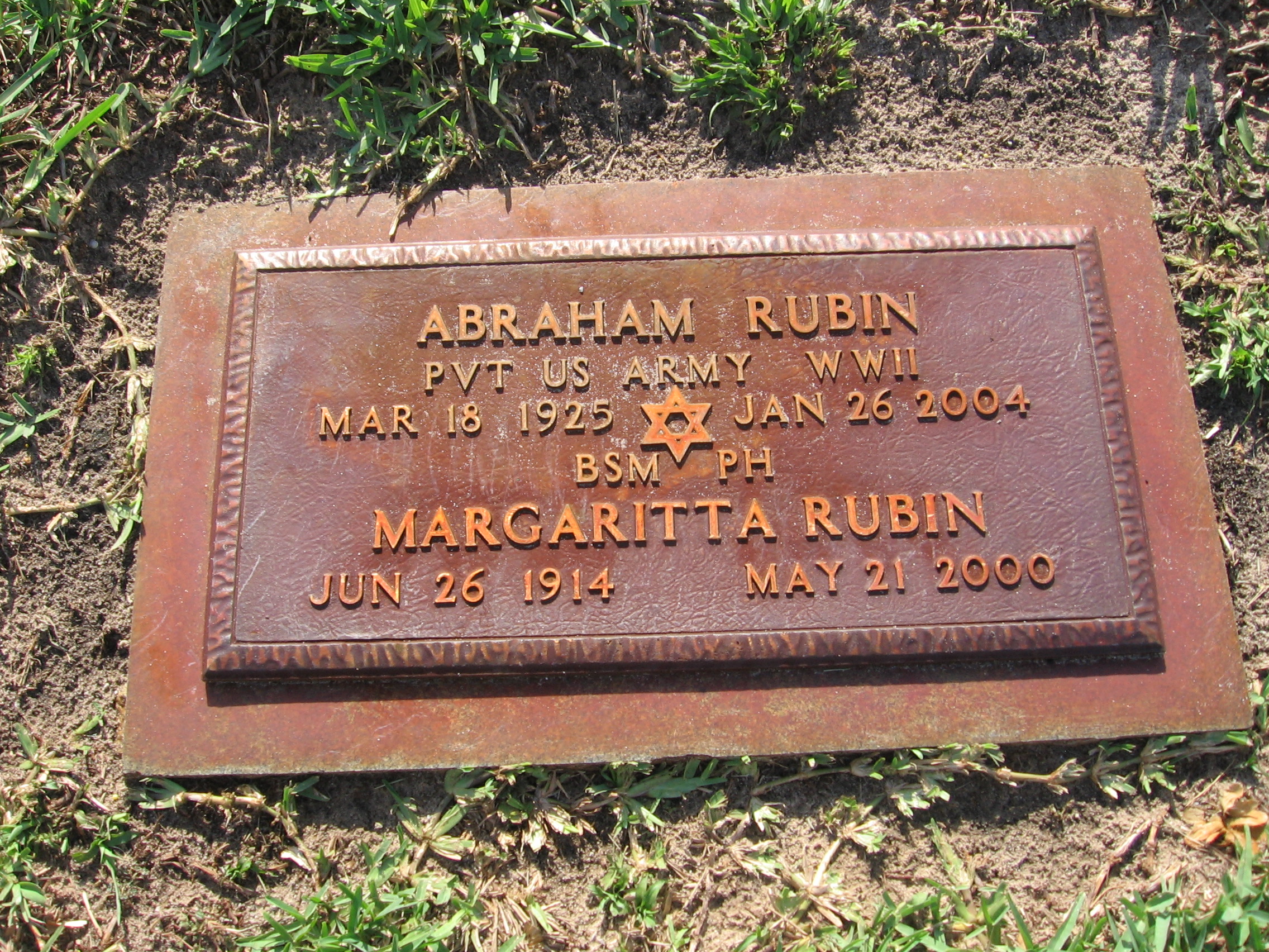 Pvt Abraham Rubin