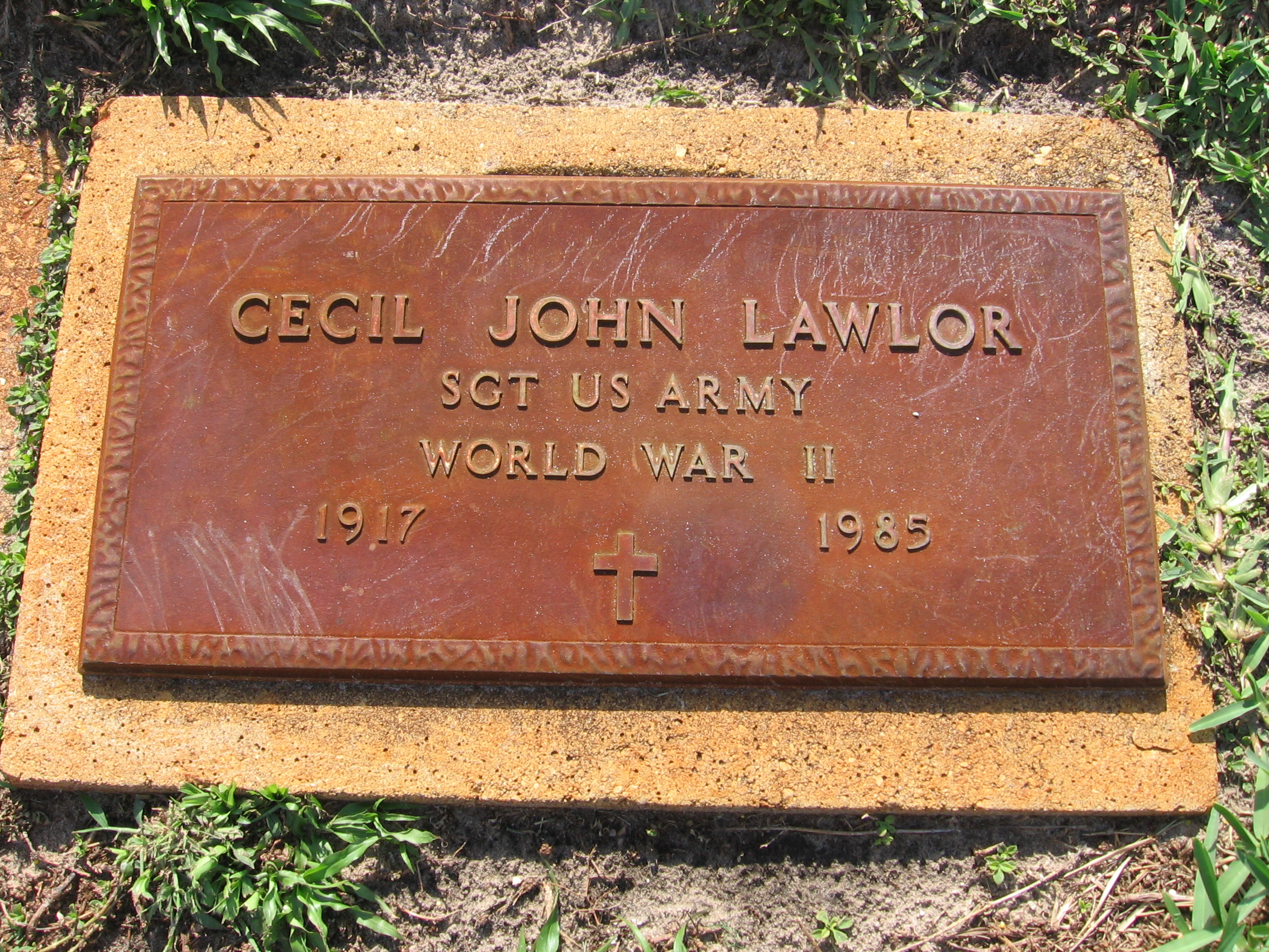 Sgt Cecil John Lawlor