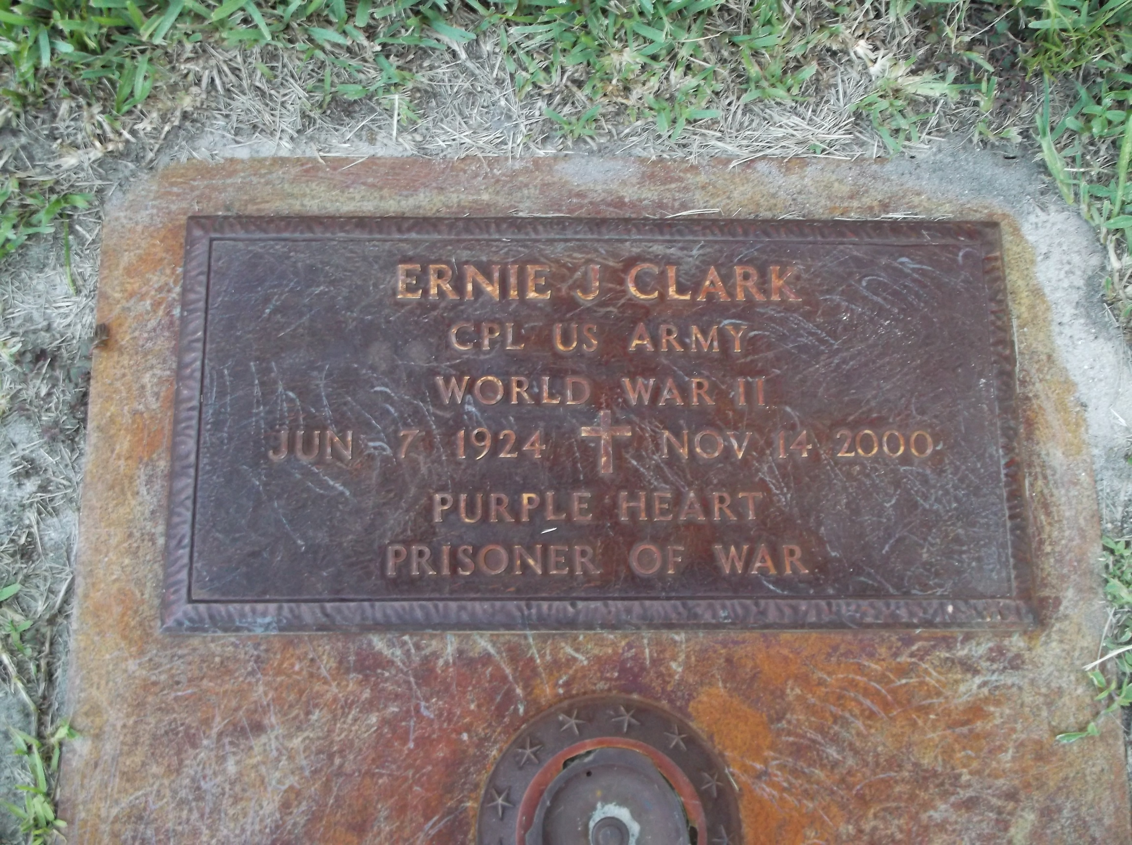 Corp Ernie J Clark