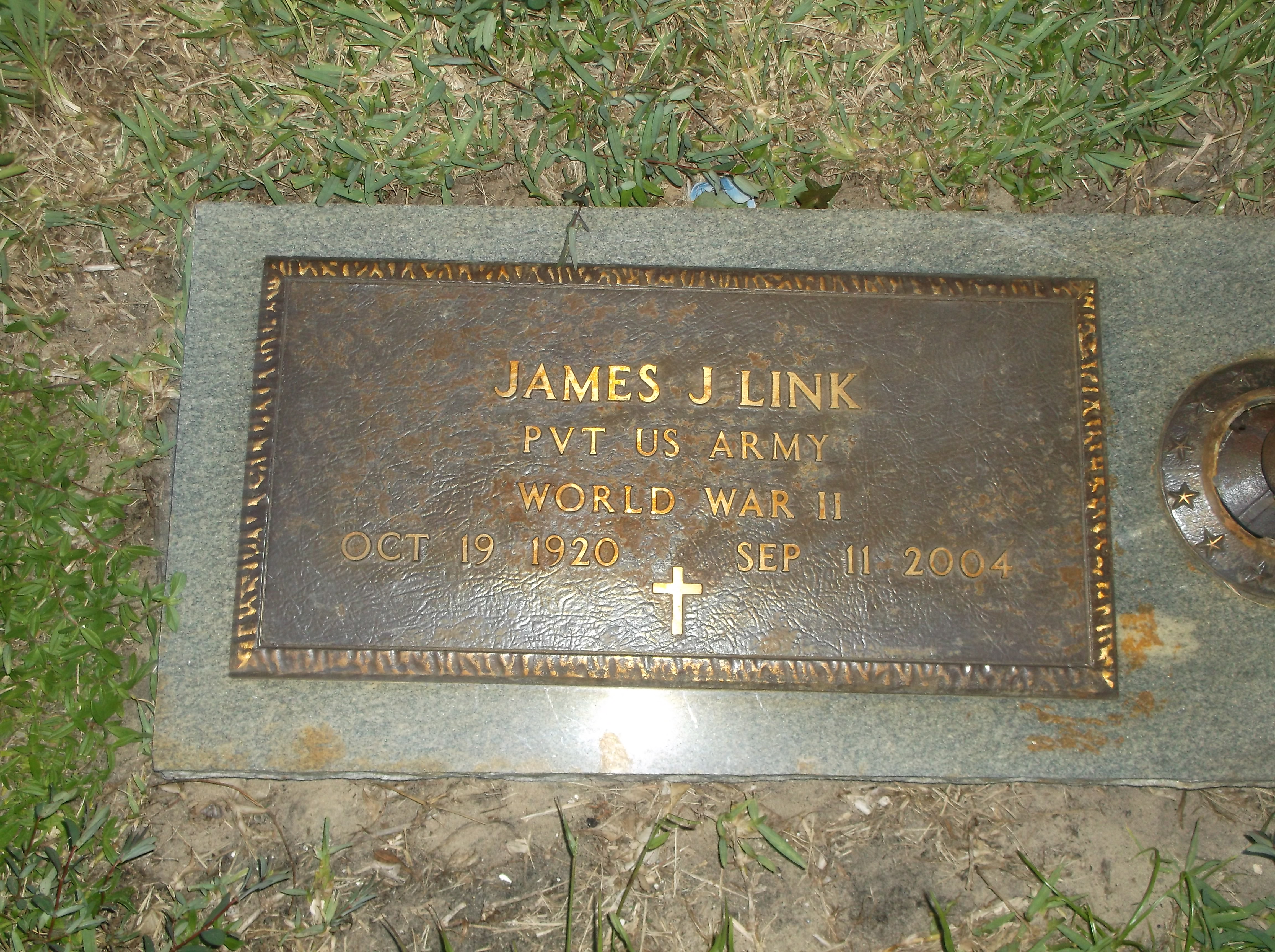 Pvt James J Link