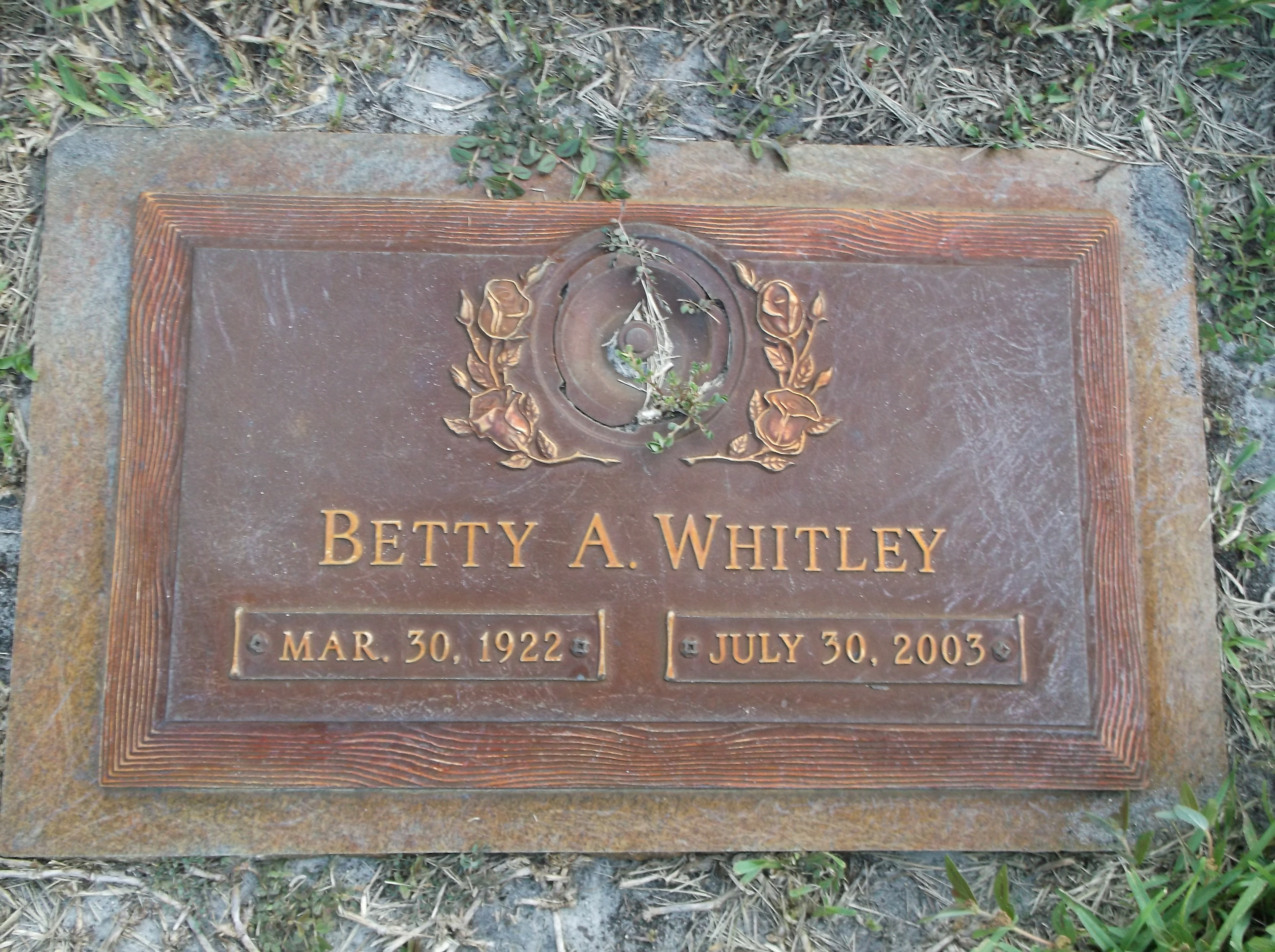 Betty A Whitley