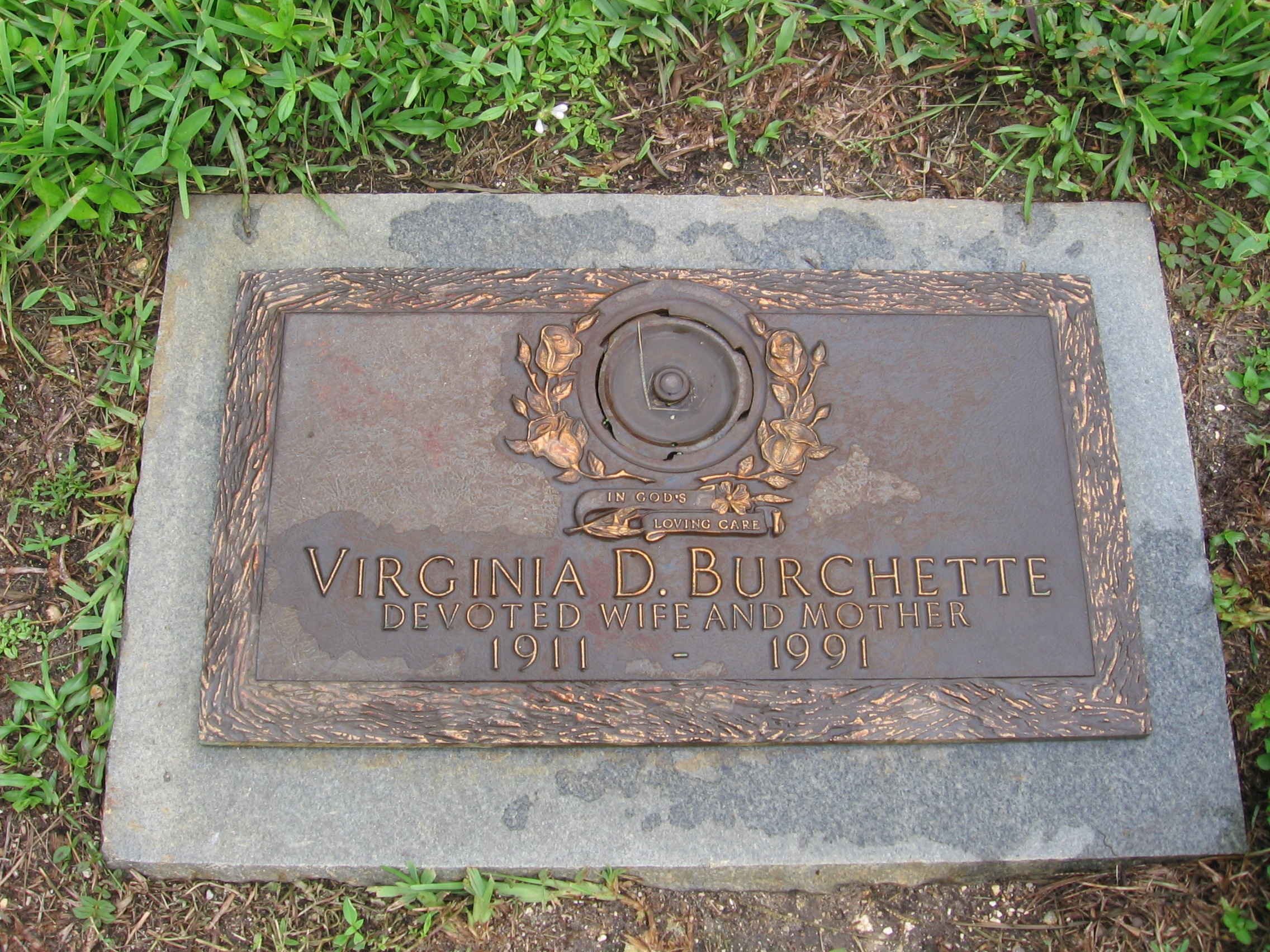Virginia D Burchette