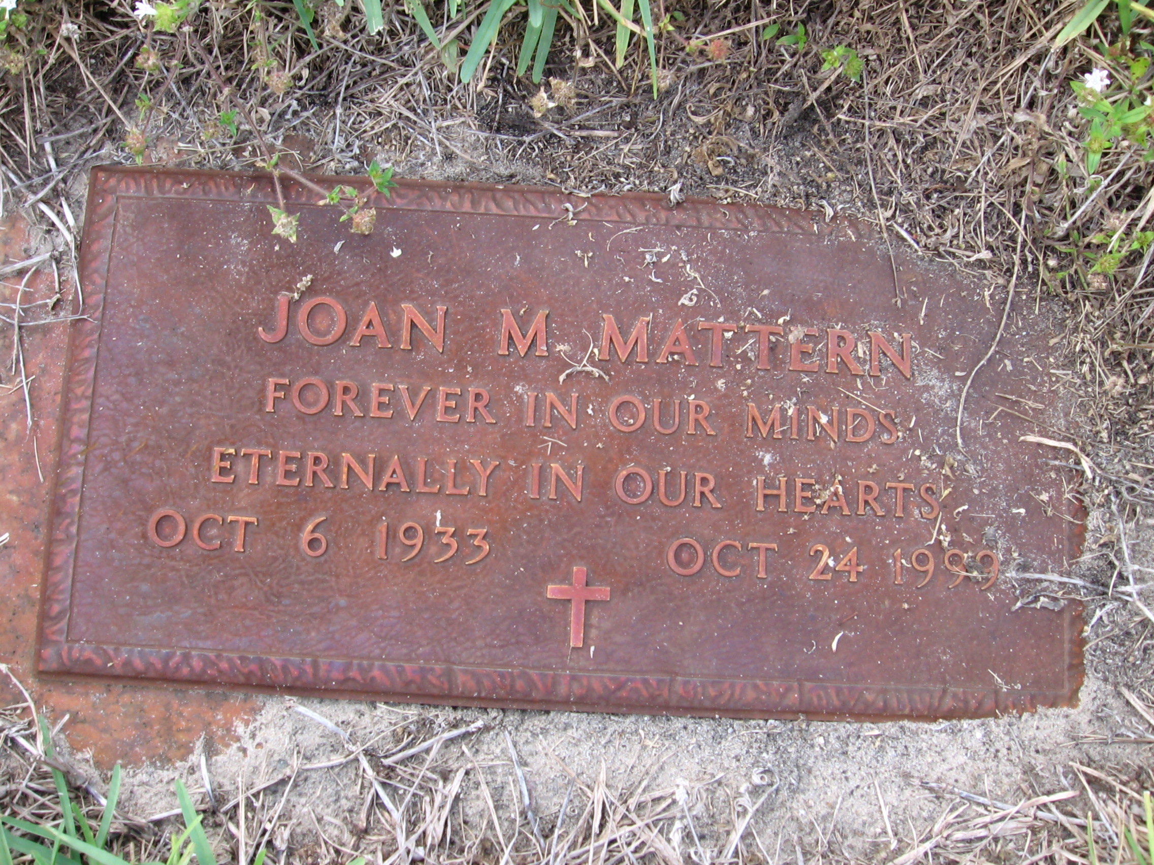 Joan M Mattern