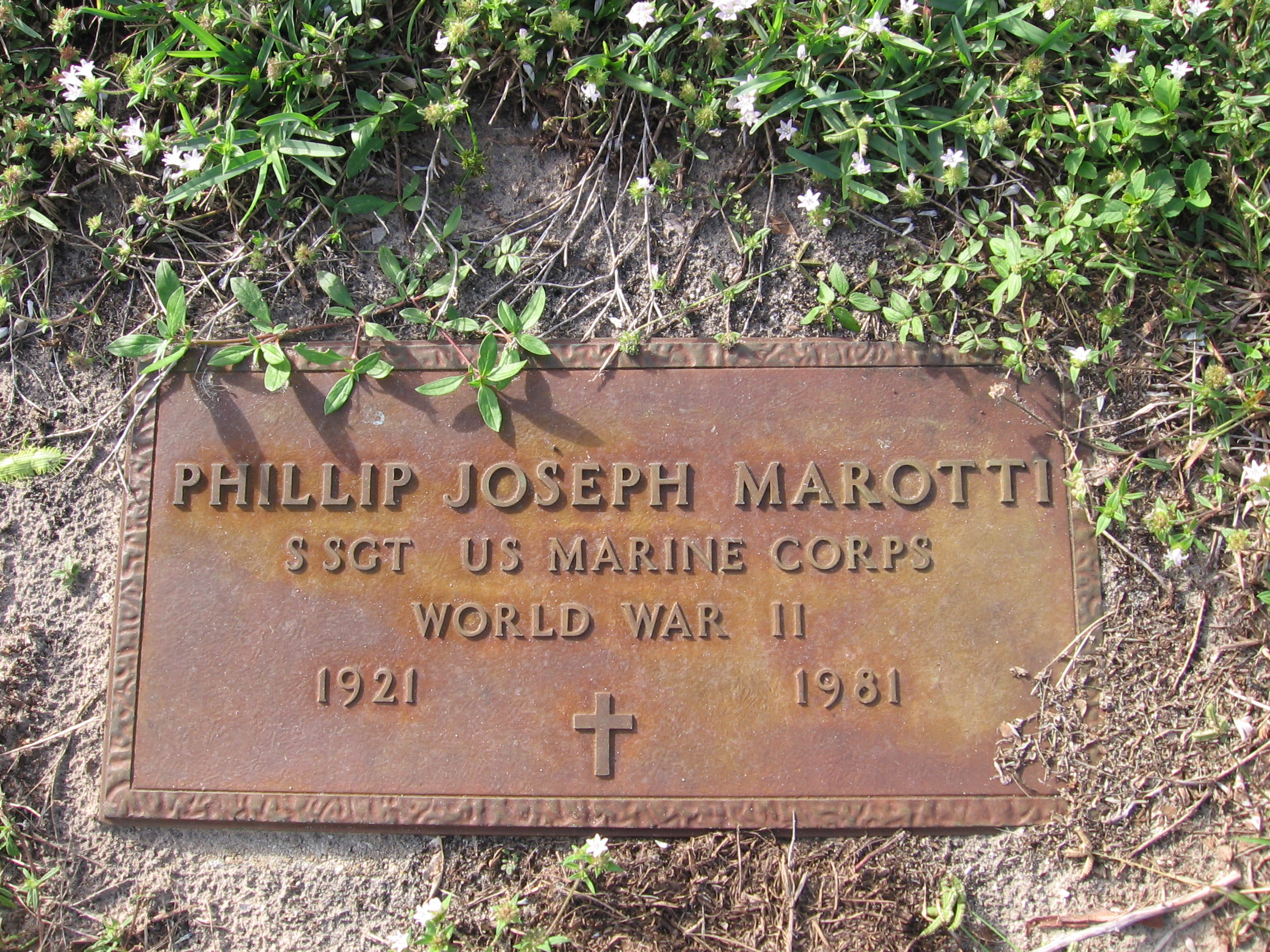 Sgt Phillip Joseph Marotti