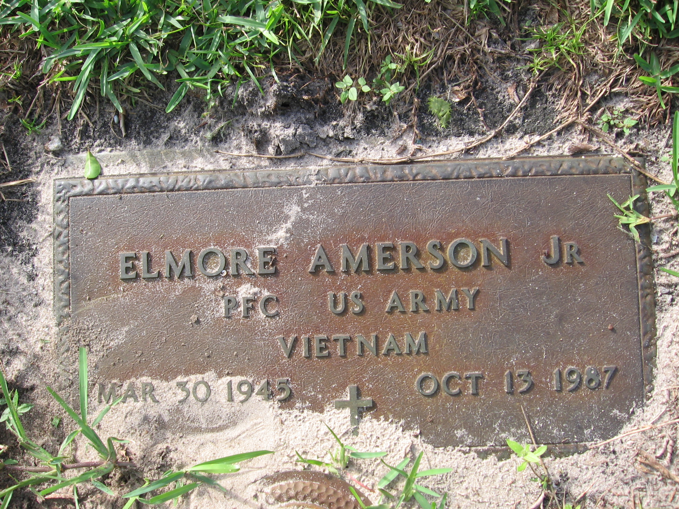 PFC Elmore Amerson, Jr
