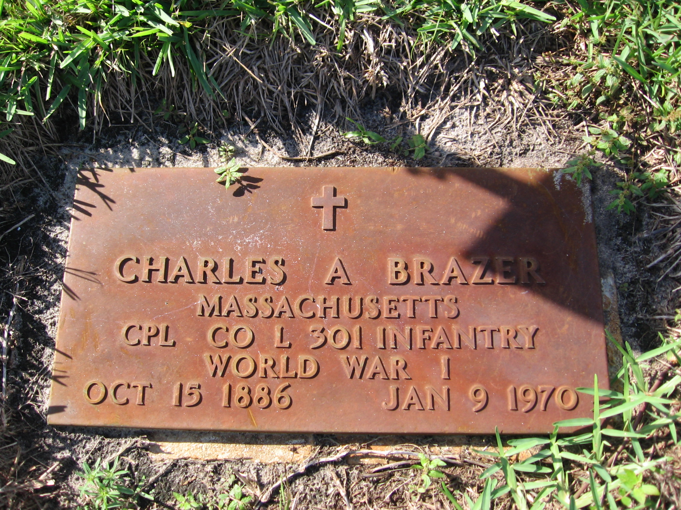 Corp Charles A Brazer