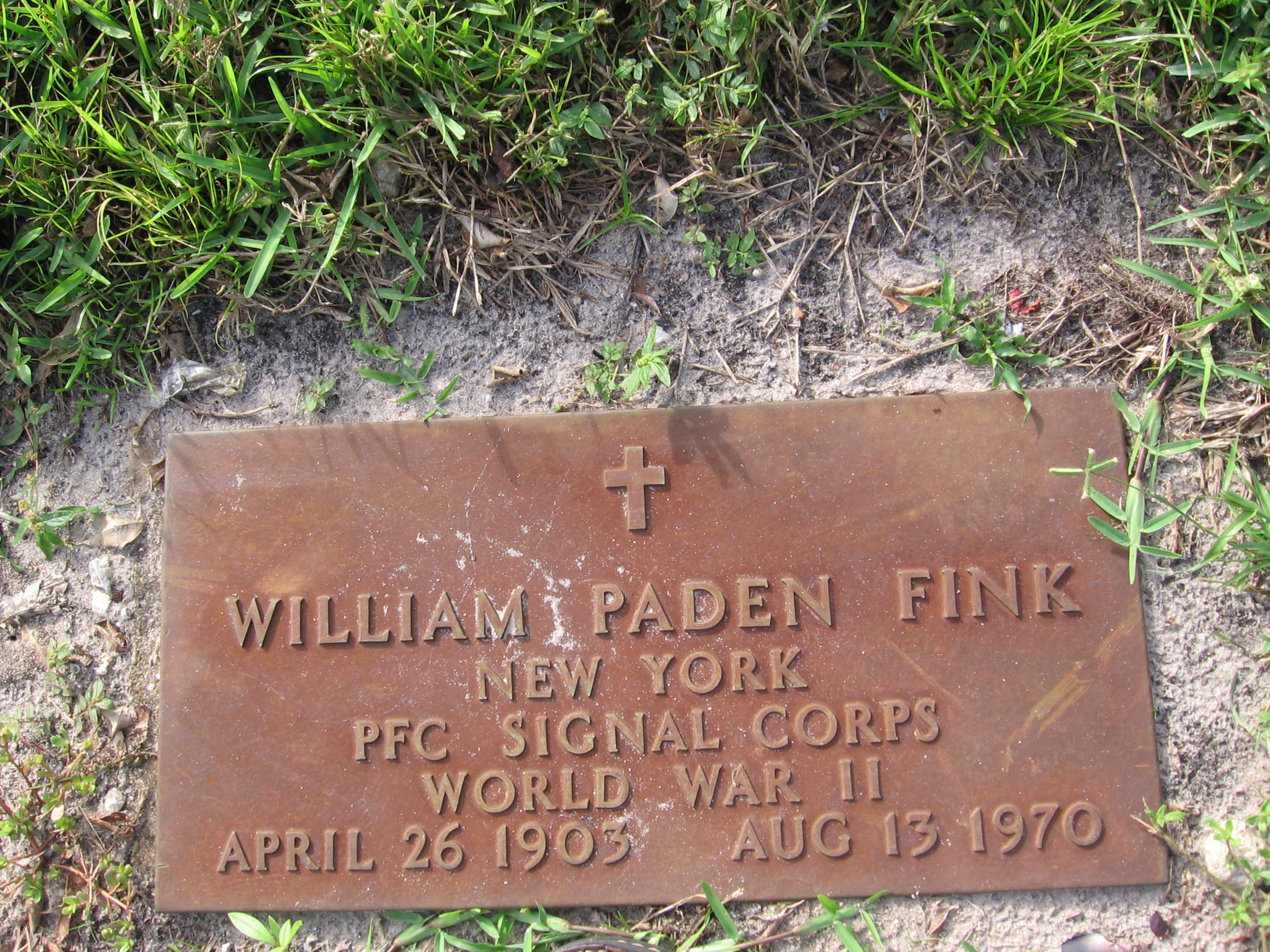 PFC William Paden Fink
