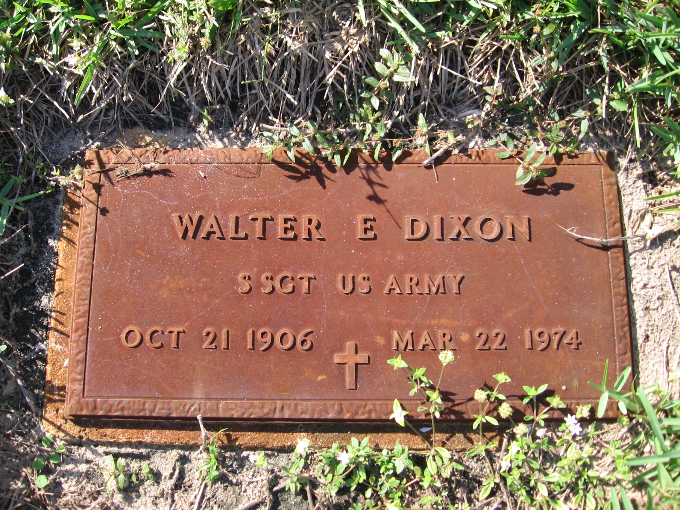 Sgt Walter E Dixon