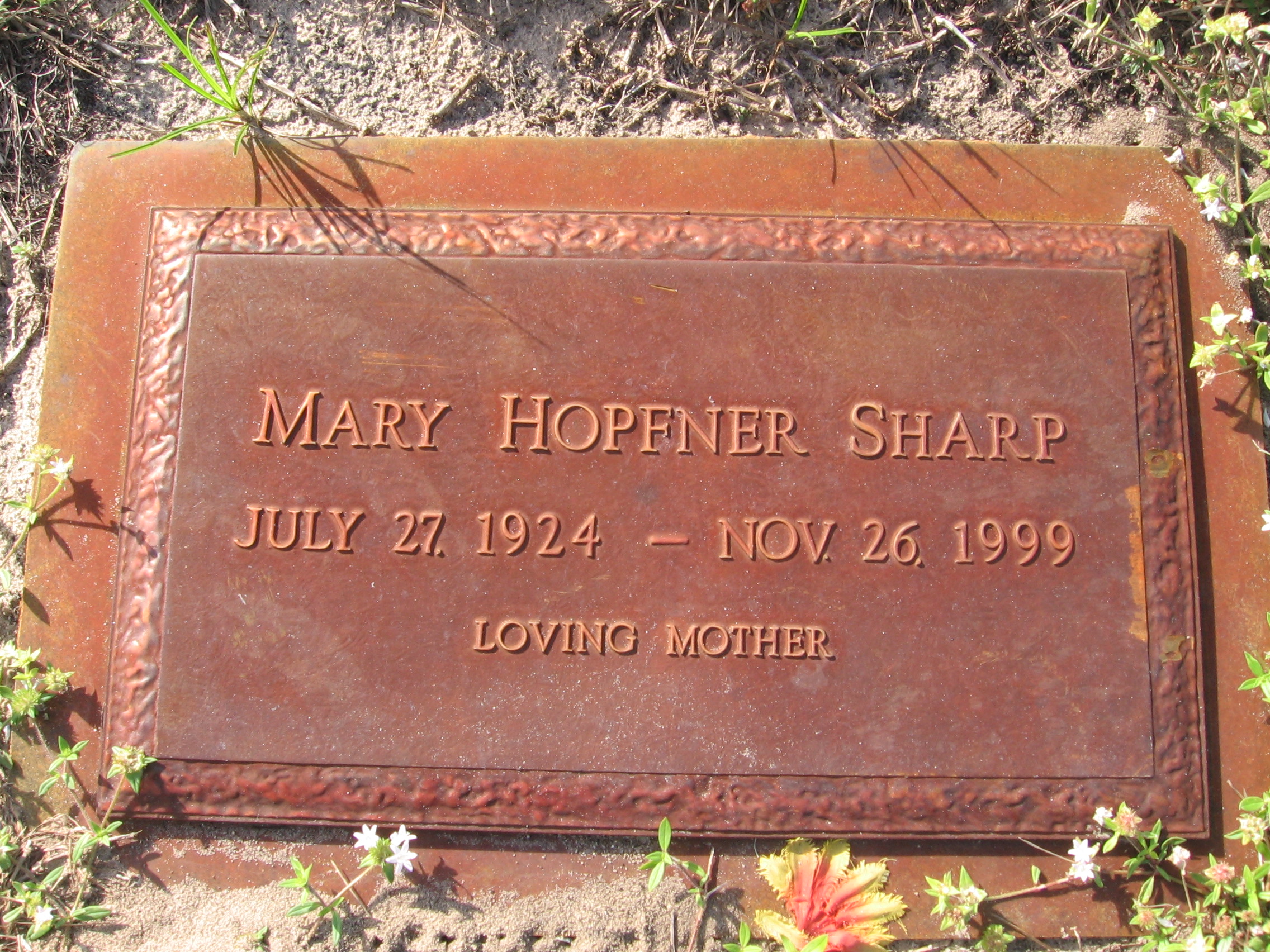 Mary Hopfner Sharp