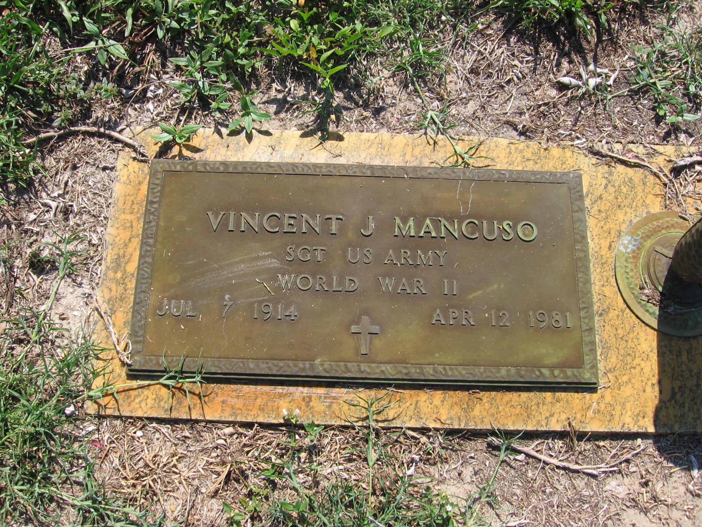 Sgt Victor J Mancuso