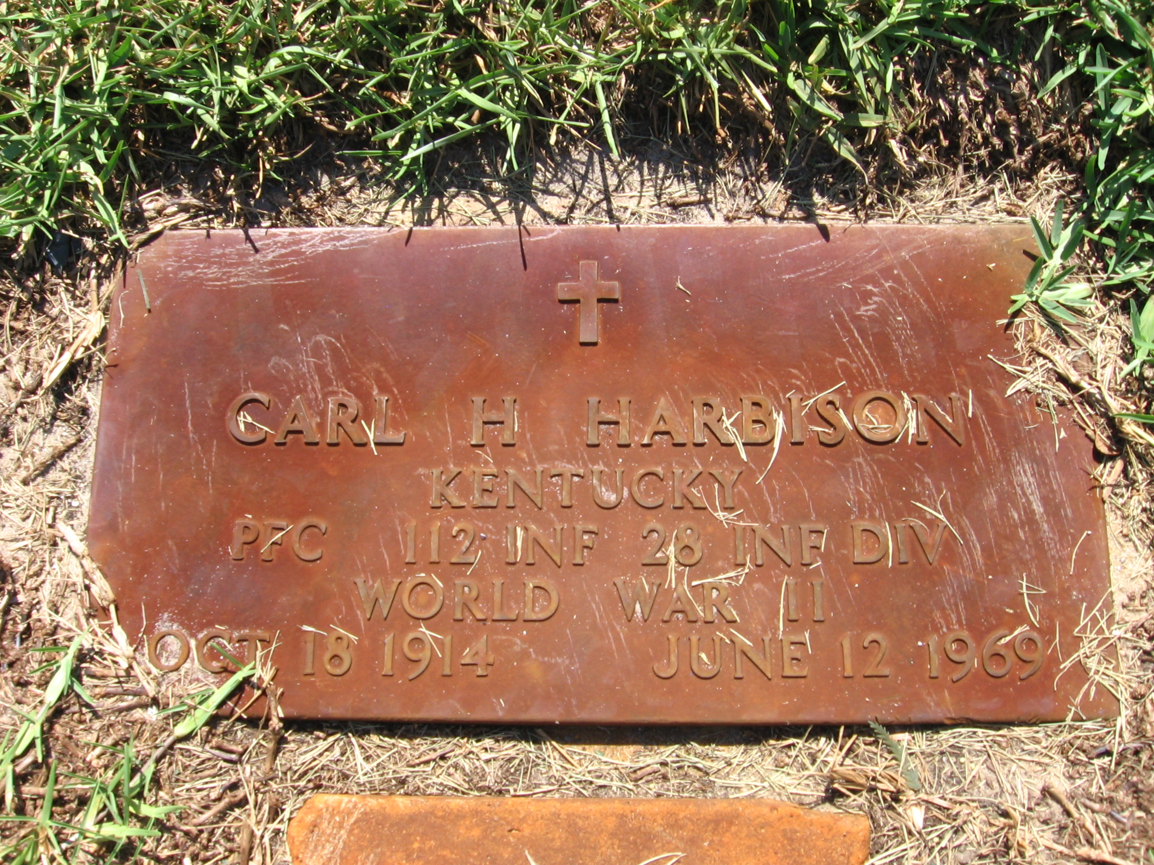 PFC Carl H Harbison