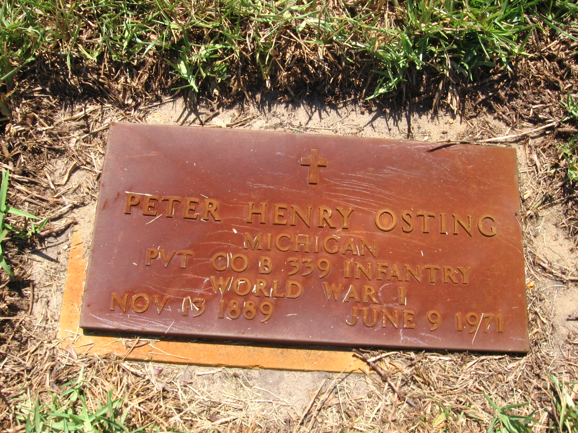 Pvt Peter Henry Osting