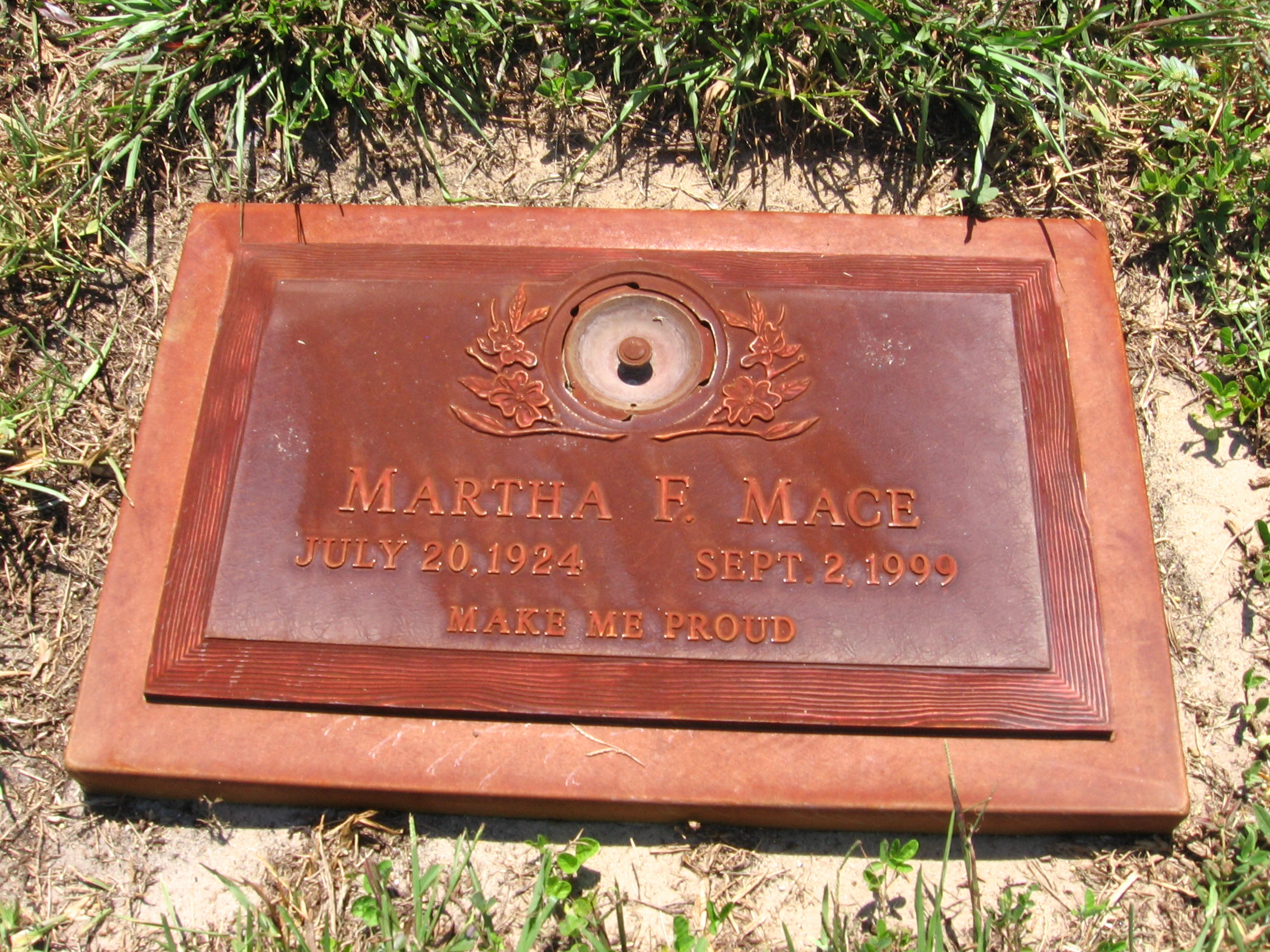 Martha F Mace