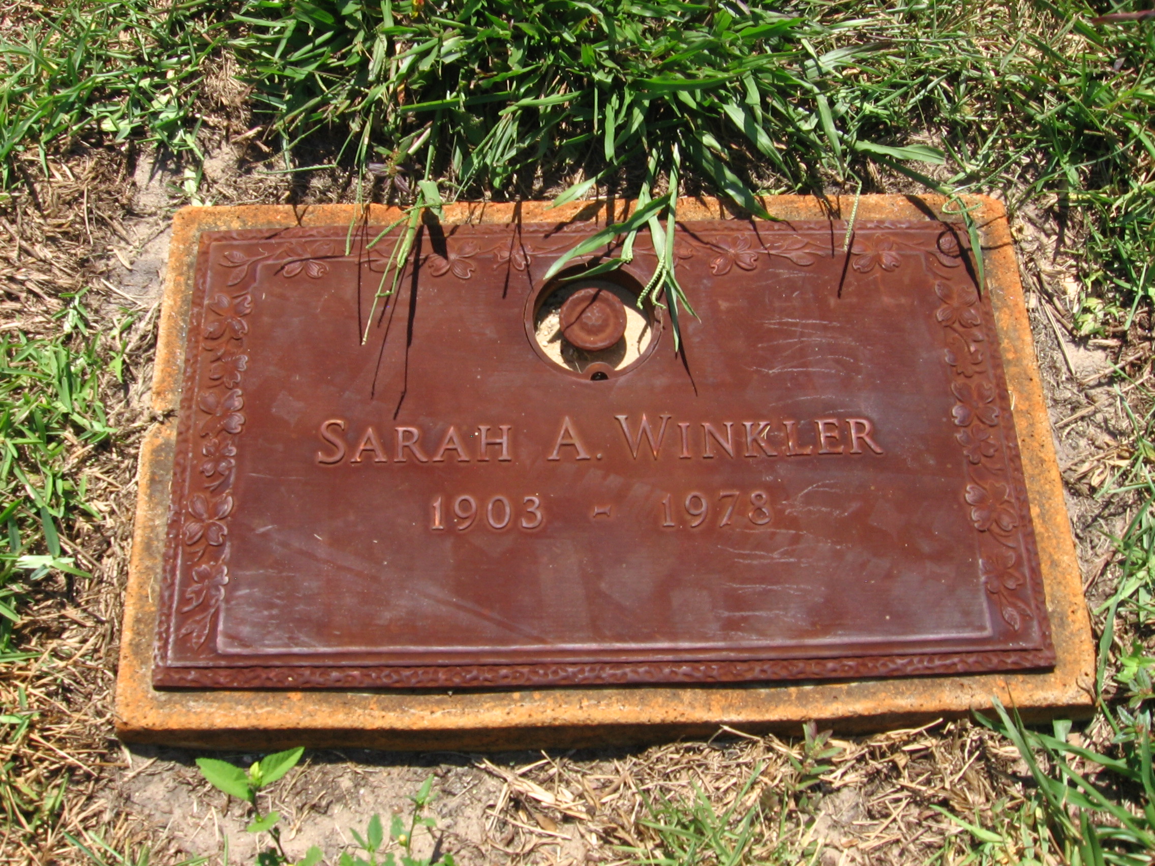 Sarah A Winkler