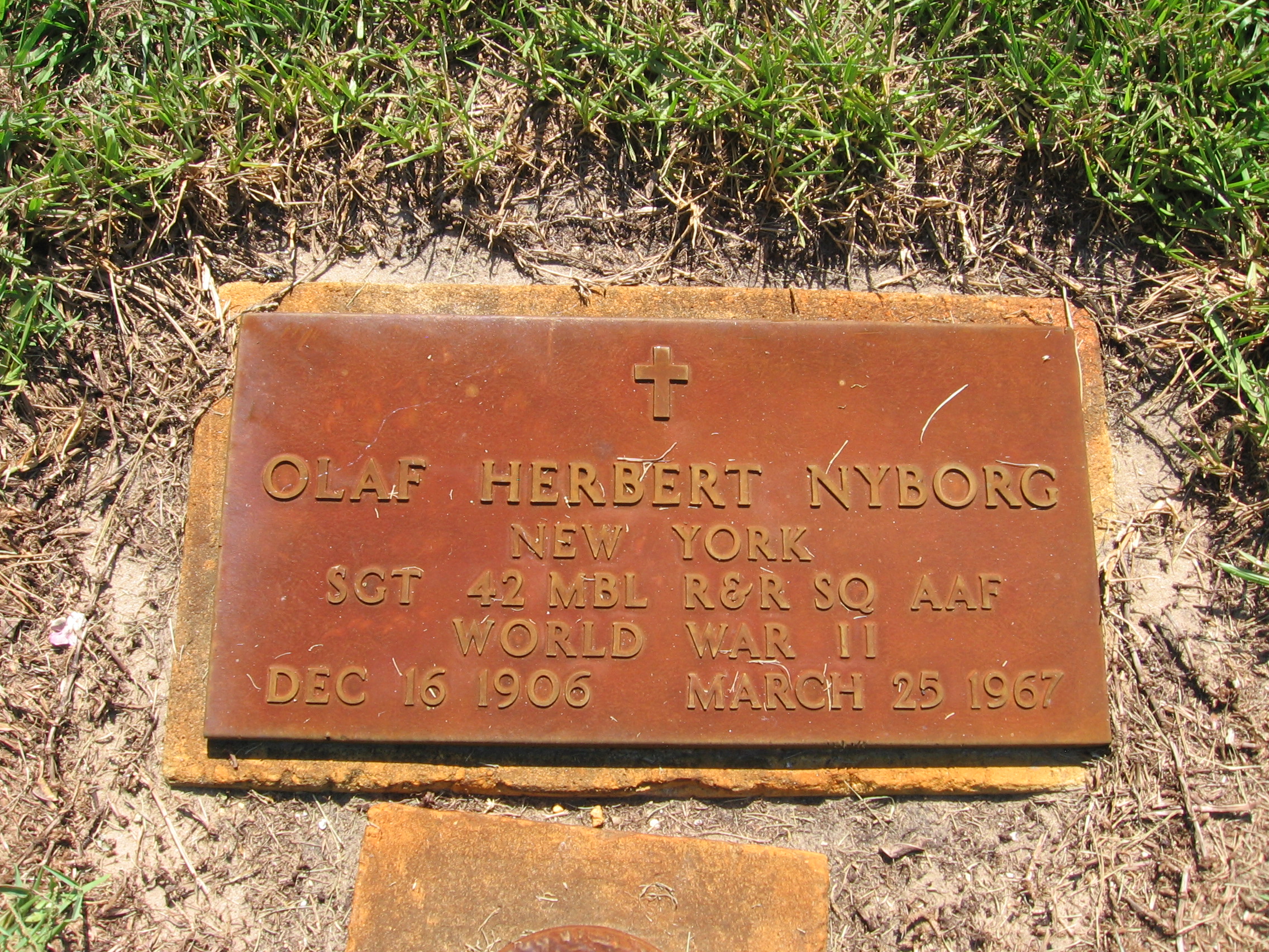 Sgt Olaf Herbert Nyborg