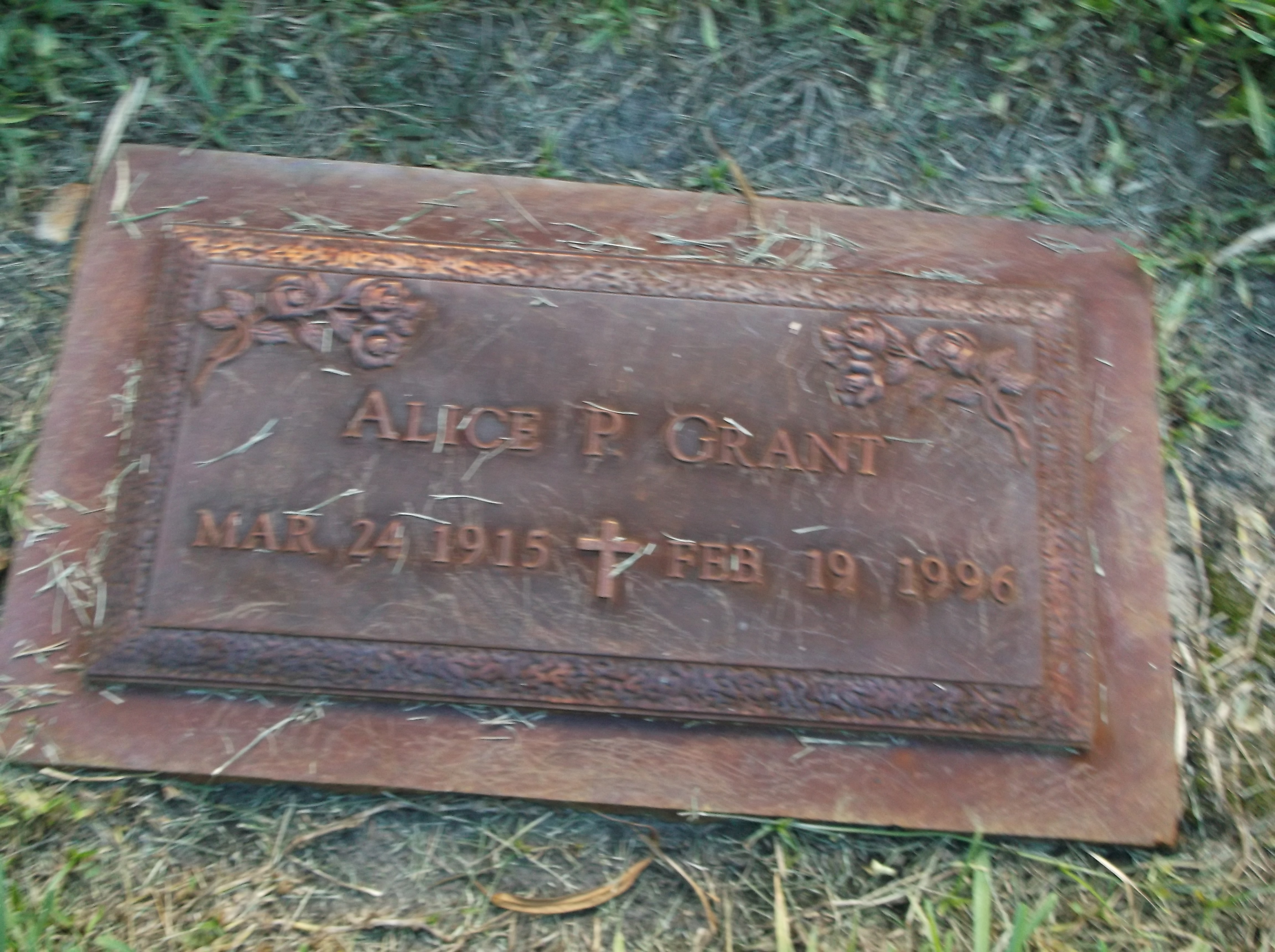 Alice P Grant