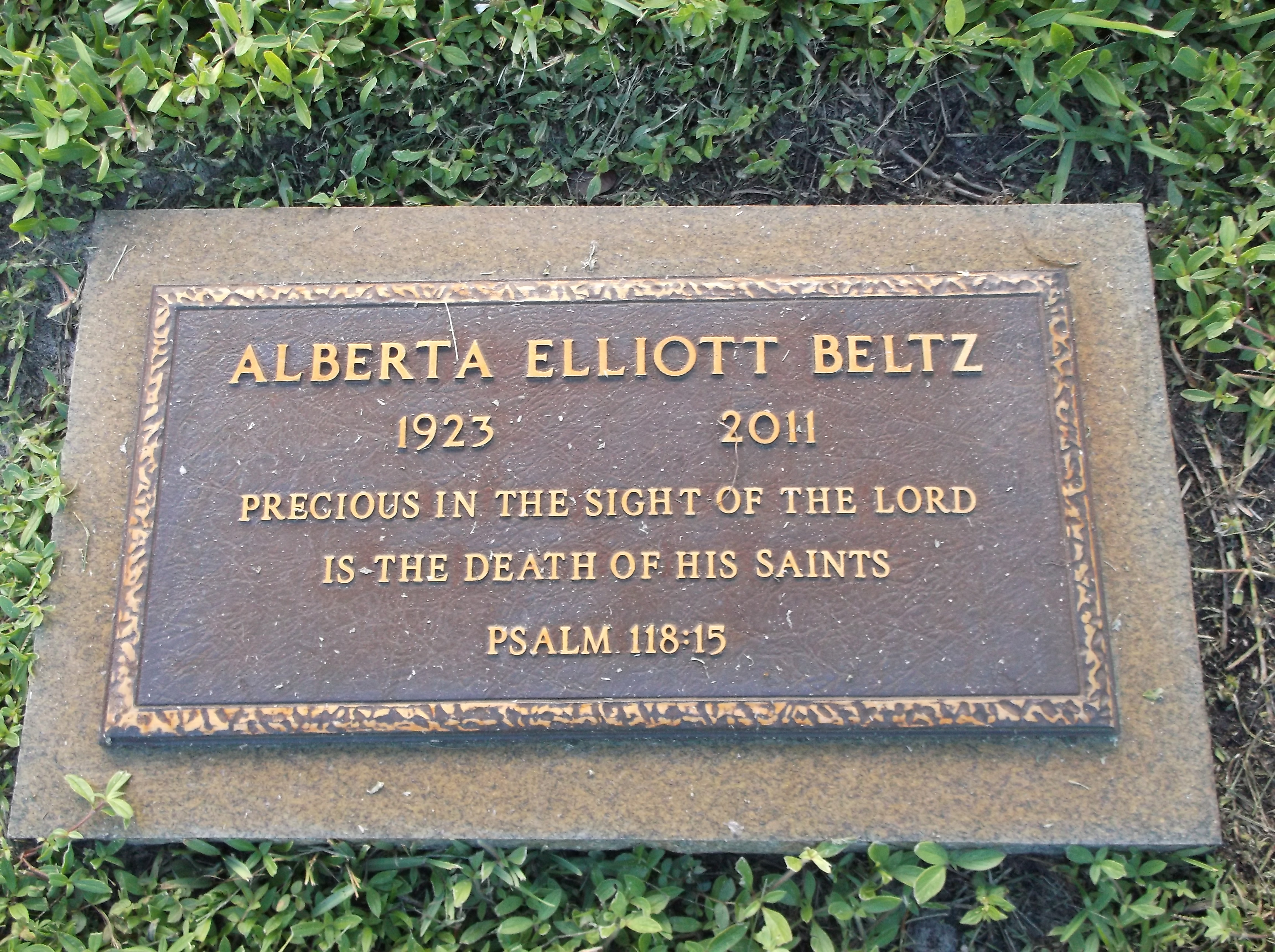 Alberta Elliott Beltz