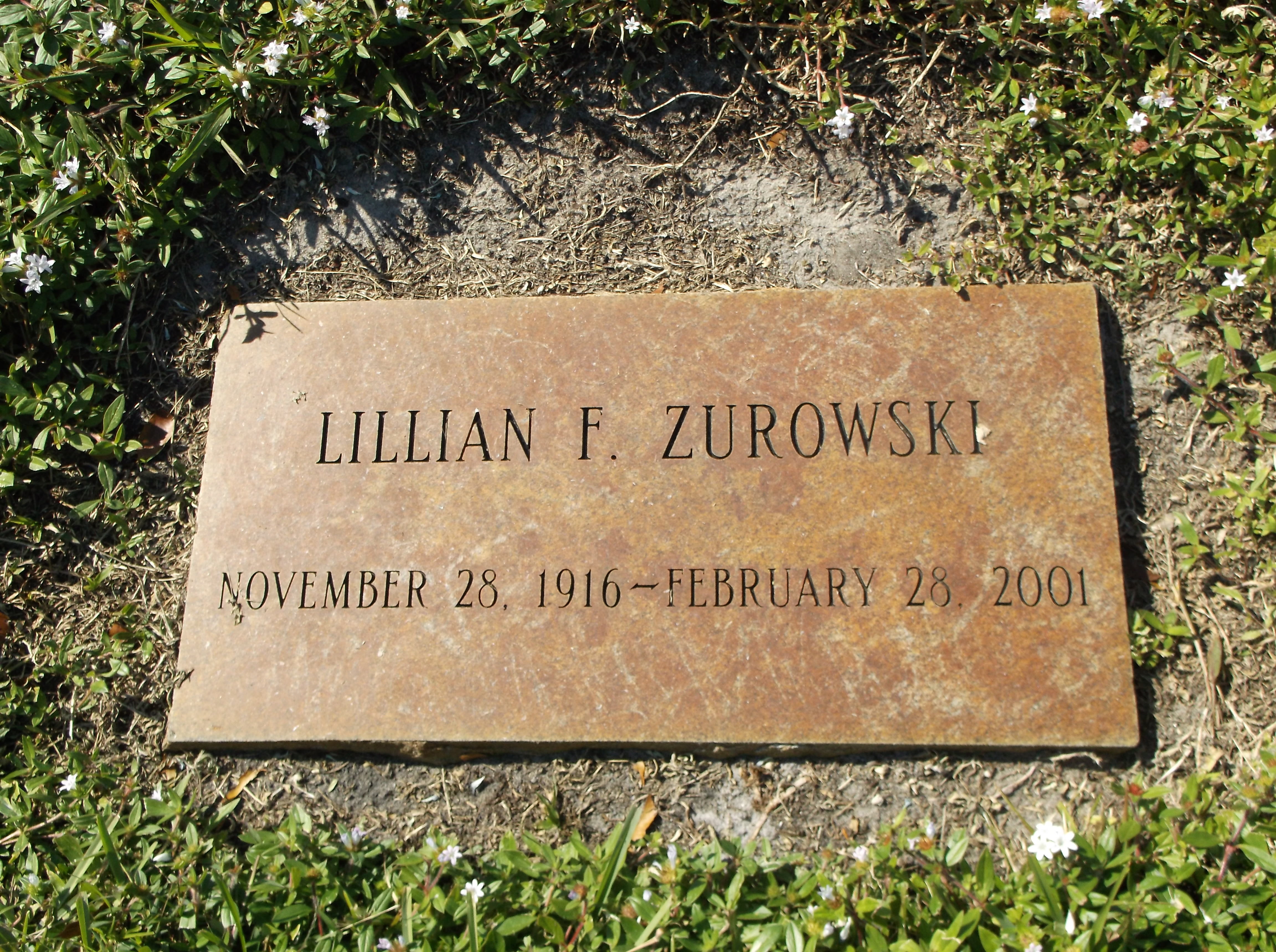 Lillian F Zurowski