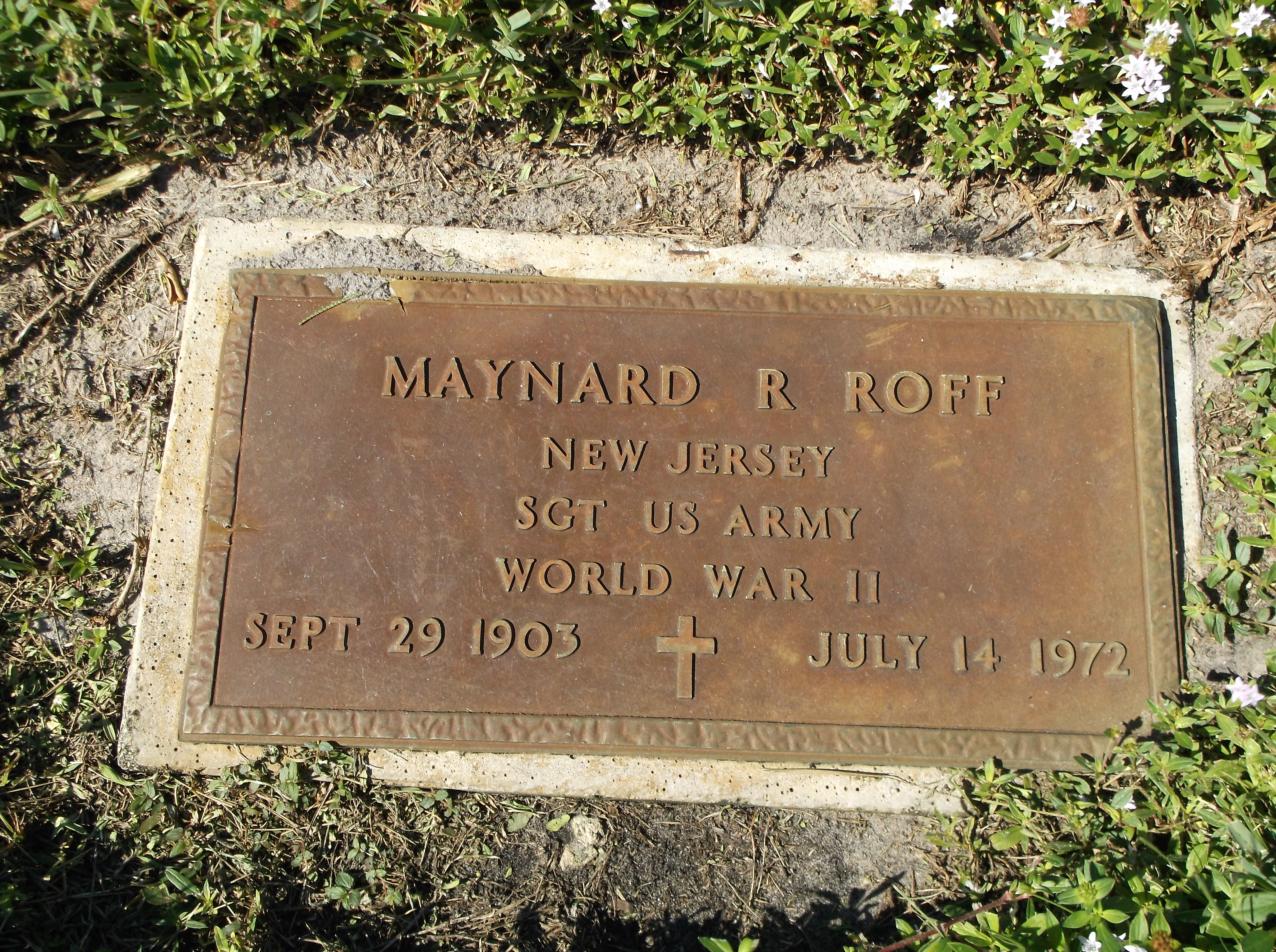 Maynard R Roff