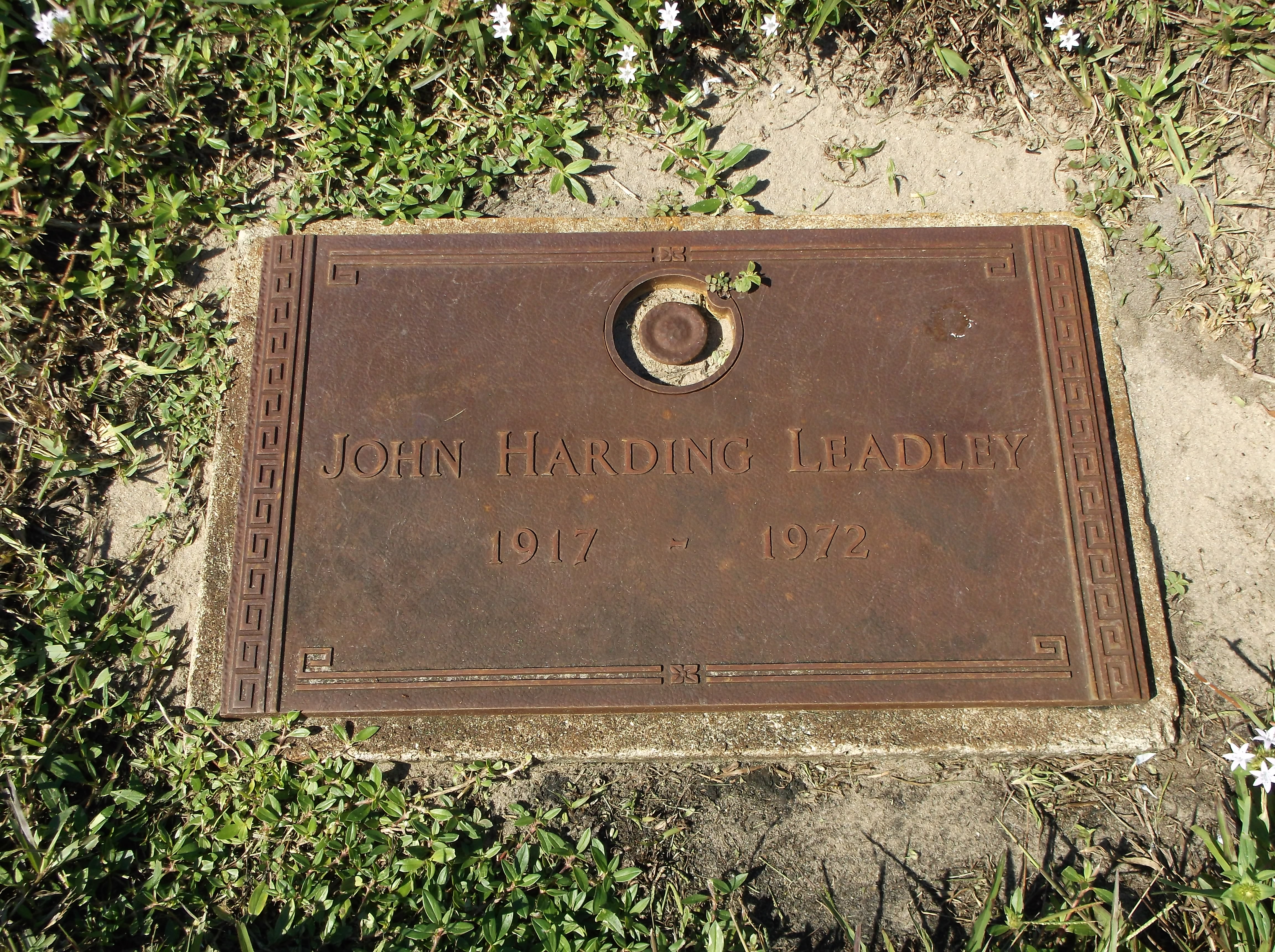 John Harding Leadley