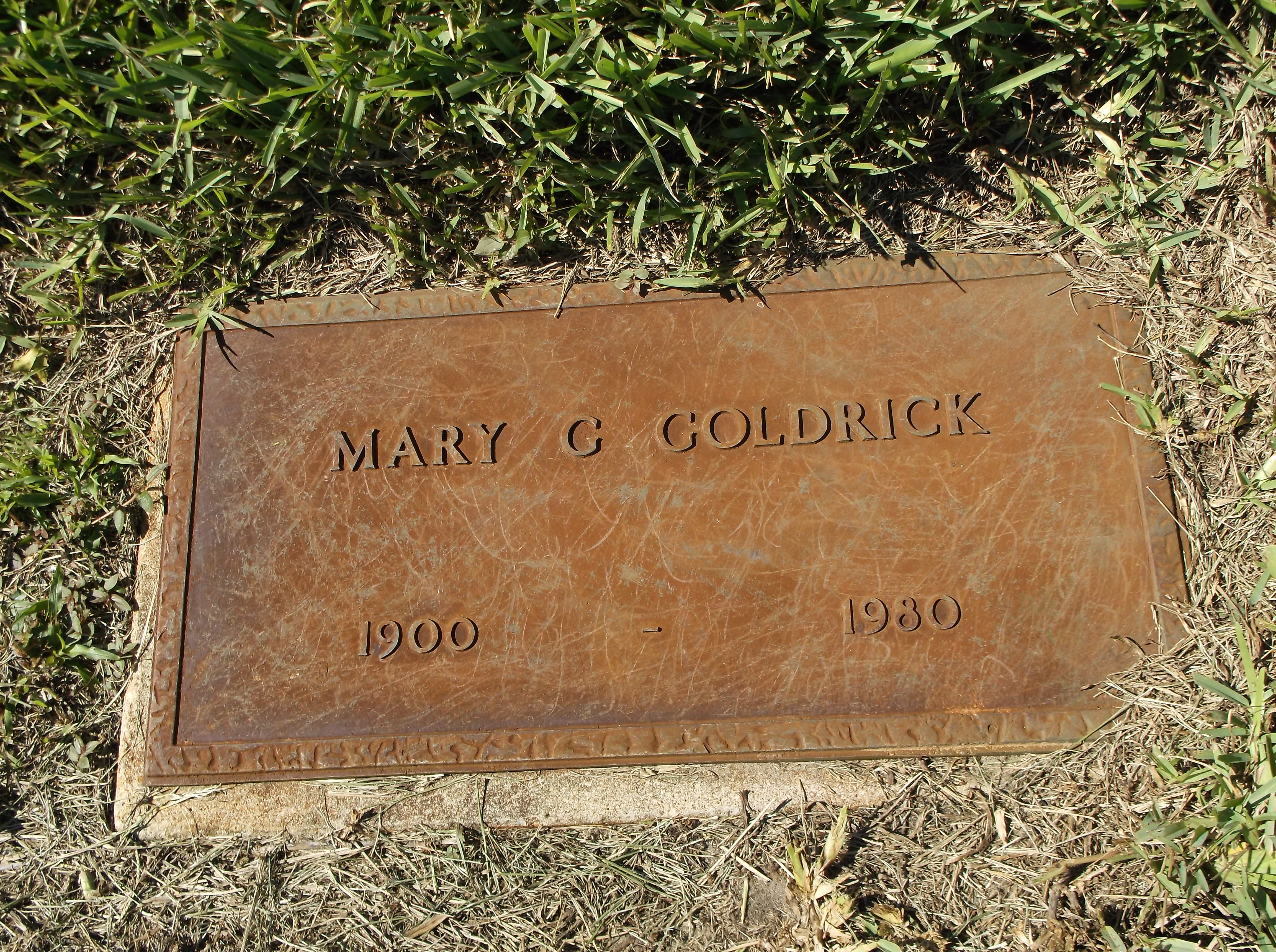 Mary G Goldrick